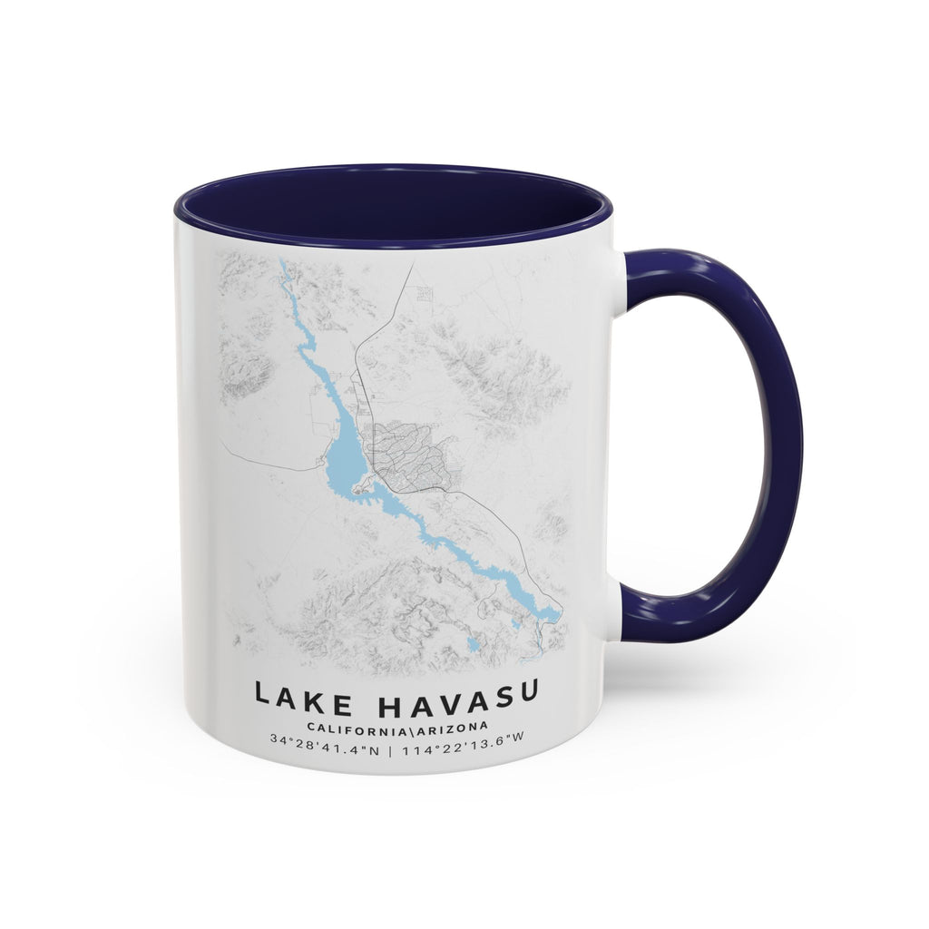 Lake Havasu map Accent Coffee Mug | 11oz 15oz