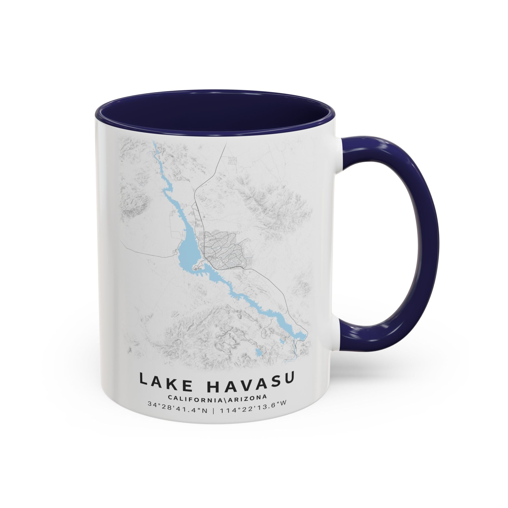 Lake Havasu map Accent Coffee Mug | 11oz 15oz