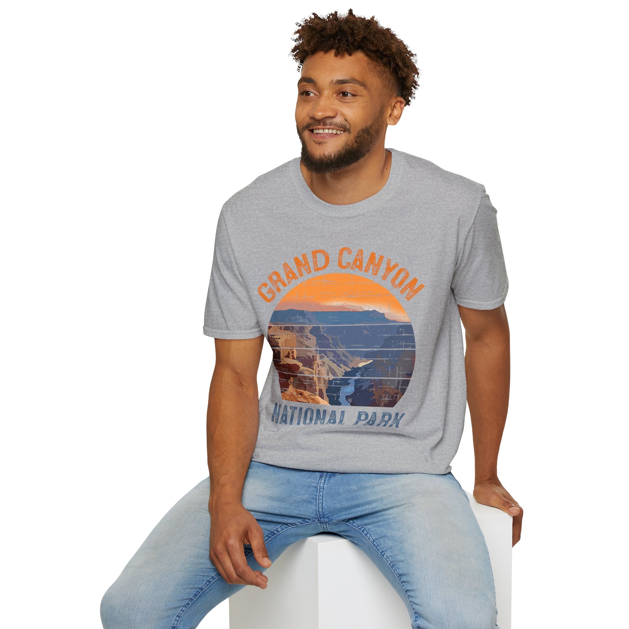 Grand Canyon National Park T-Shirt | Vintage Sunset Landscape