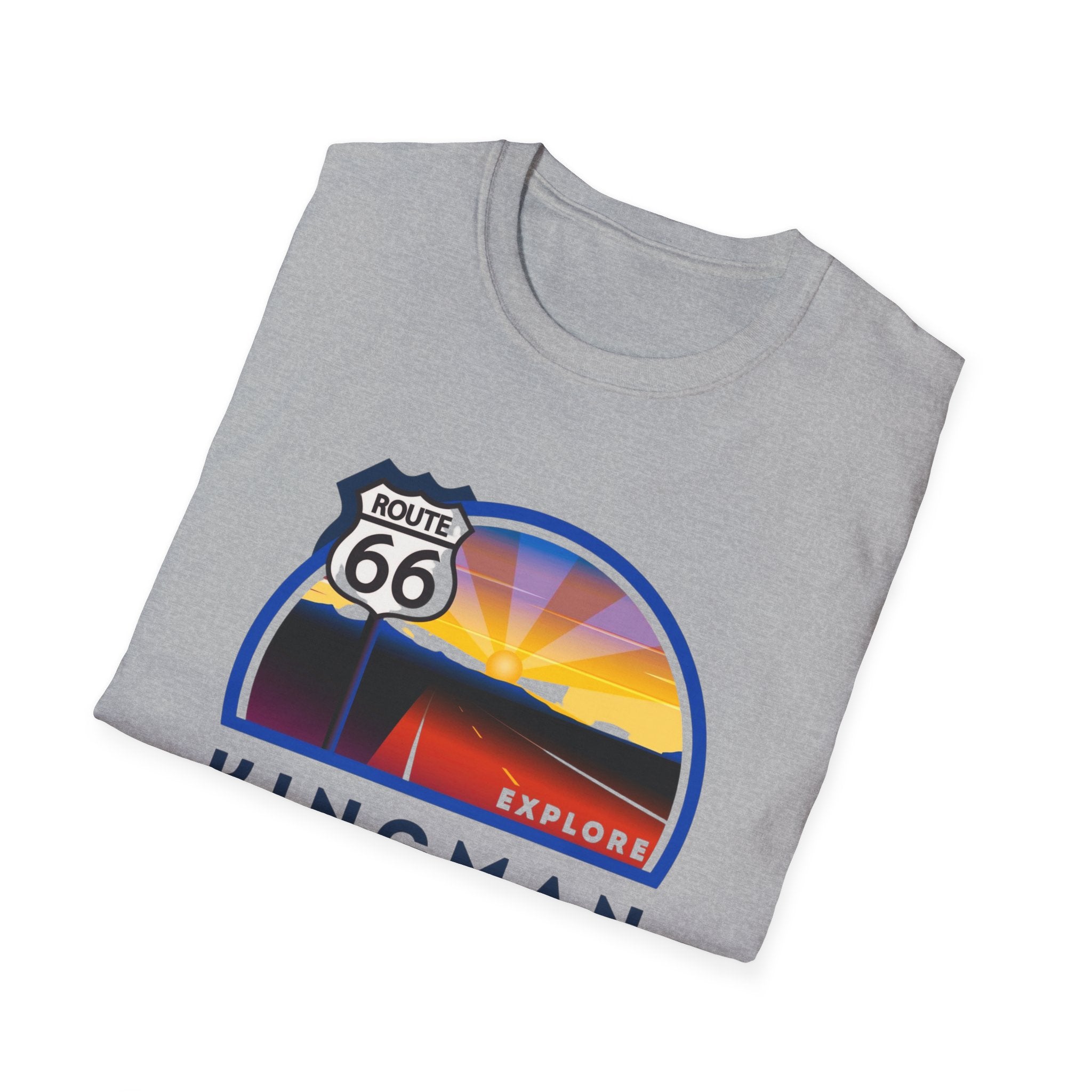 Route 66 Kingman Arizona Mens Womans Softstyle T-Shirt