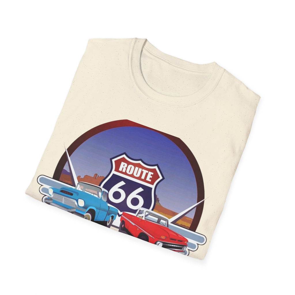 Route 66 Kingman Arizona Softstyle T-Shirt, Vintage Tee, Retro Shirt, Unisex Top, Gift for Travelers
