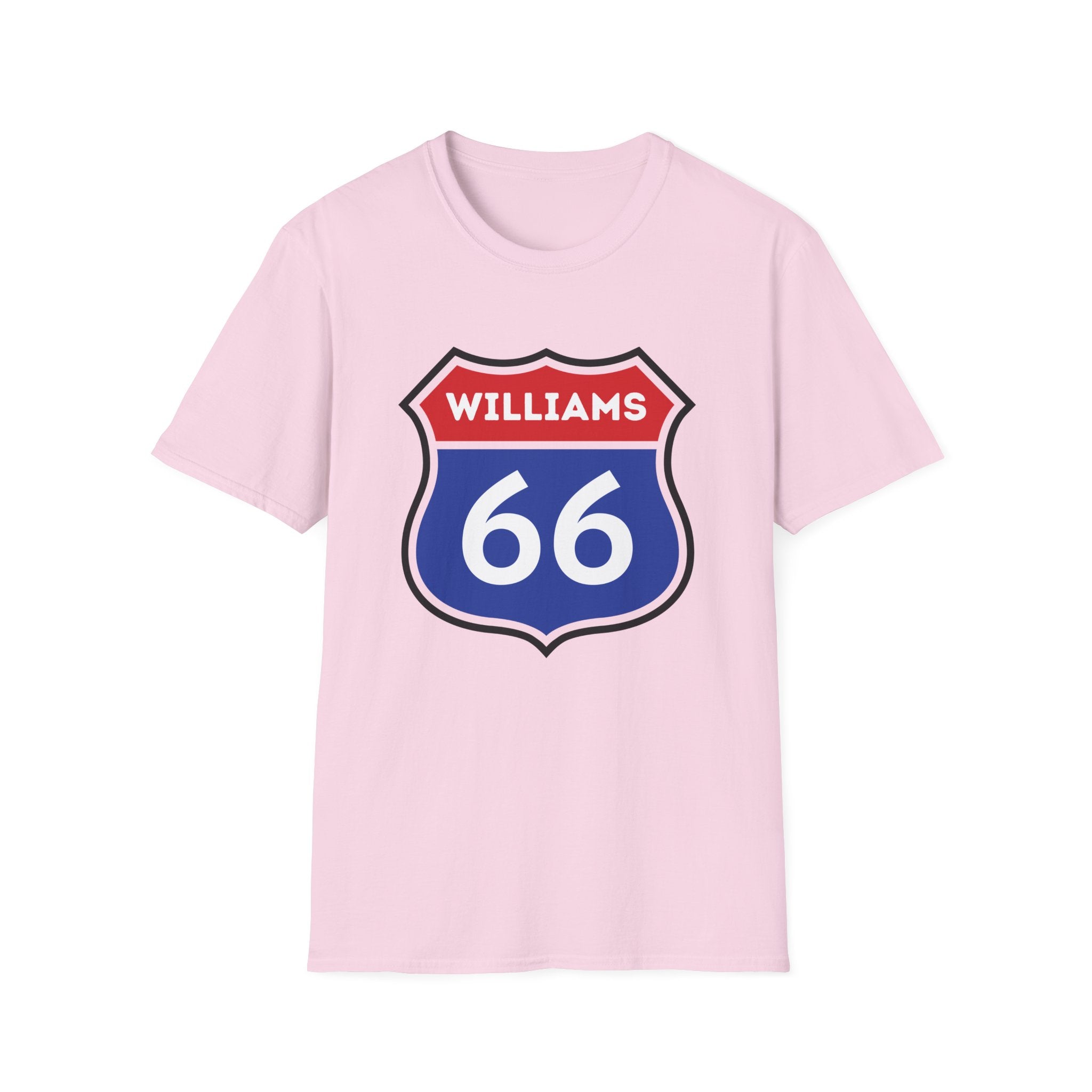 Williams 66 Shield T-Shirt | Route 66 Road Sign Shirt