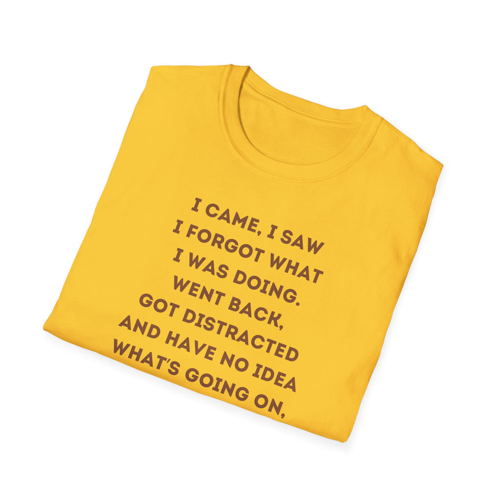Funny Coffee Quote T-Shirt for Coffee Lovers, Humor Tee, Gift for Him/Her, Perfect for Birthdays, Housewarming, Casual Wear