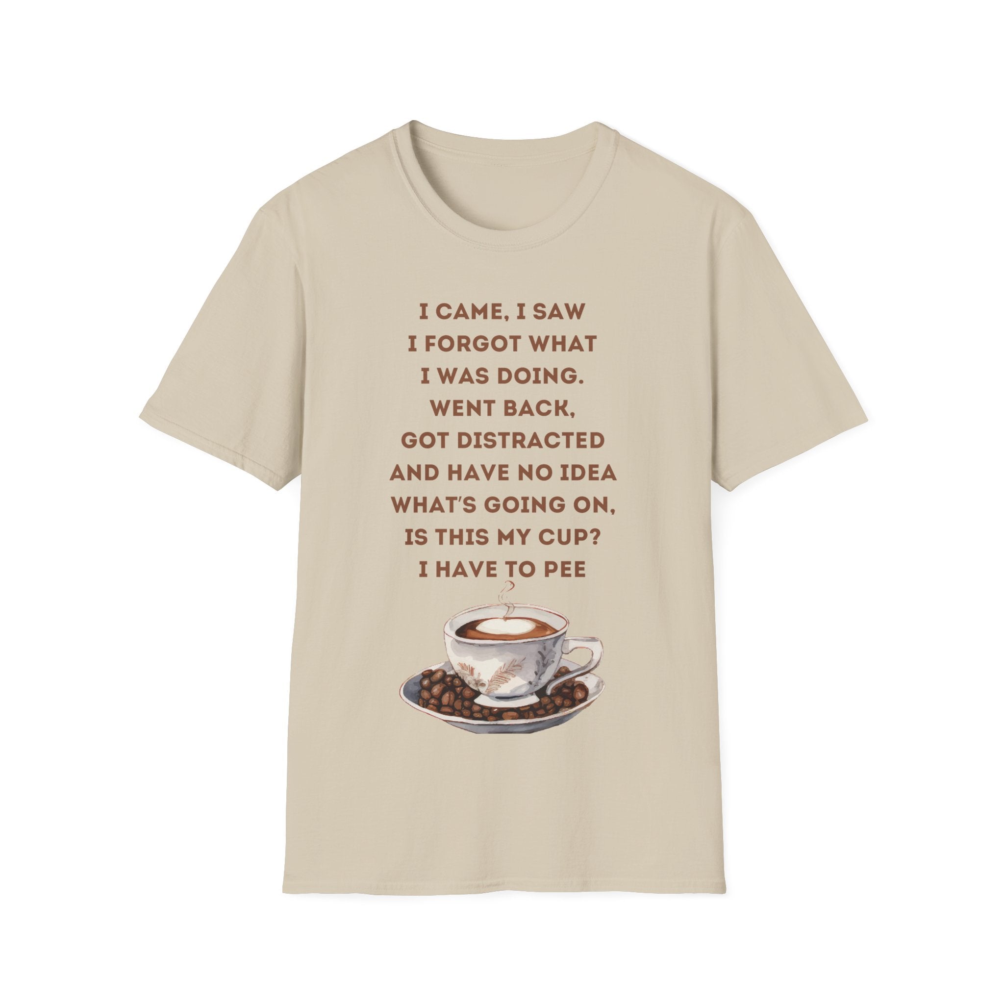Funny Coffee Quote T-Shirt for Coffee Lovers, Humor Tee, Gift for Him/Her, Perfect for Birthdays, Housewarming, Casual Wear