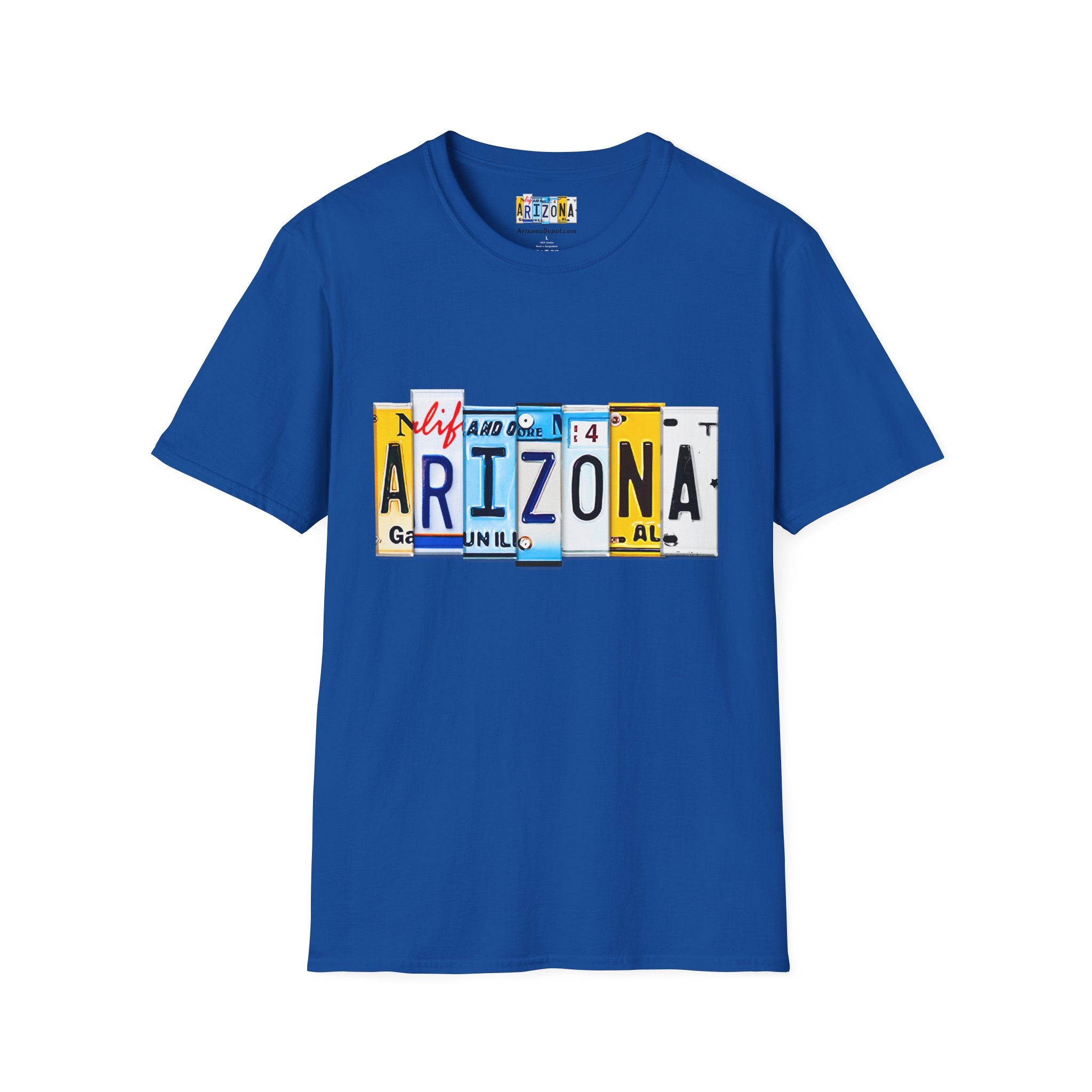 Arizona License Plate Collage T-Shirt | State Graphic Tee