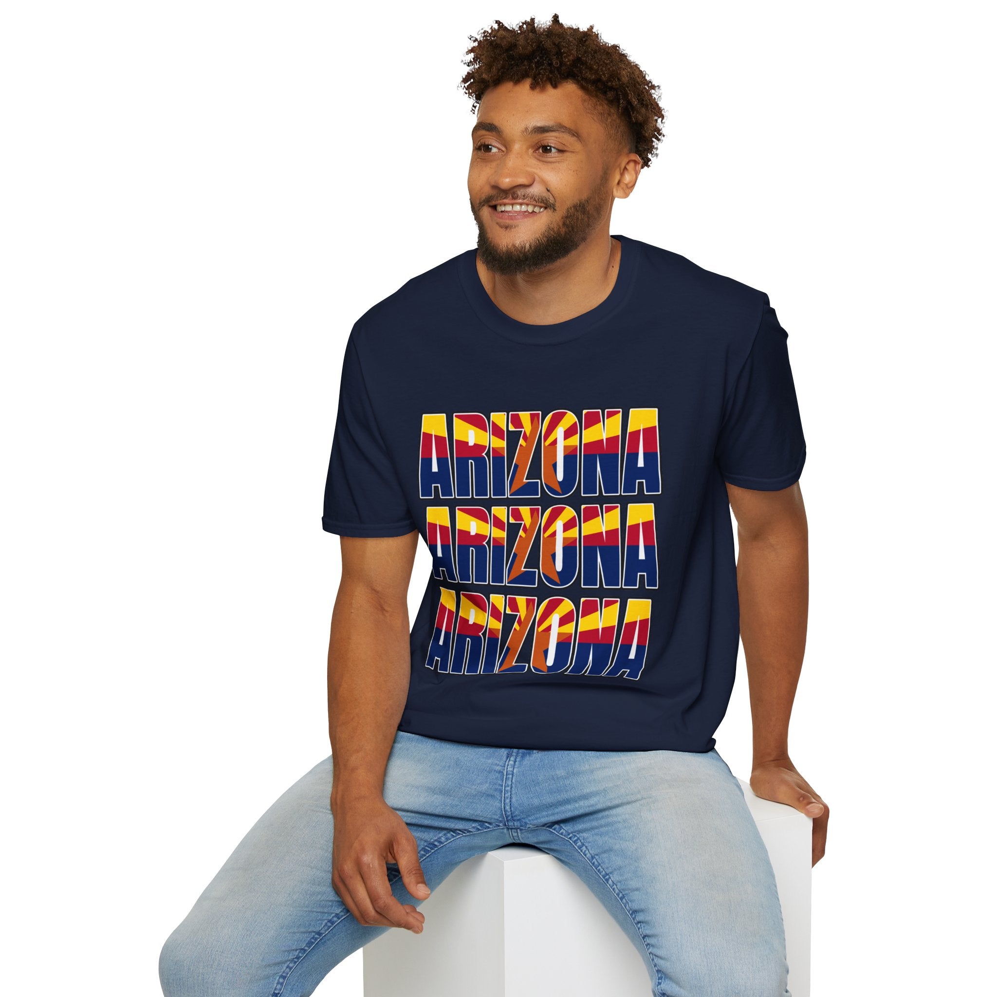 Arizona Retro Logo T‑Shirt — Vintage Sunset State Pride Tee