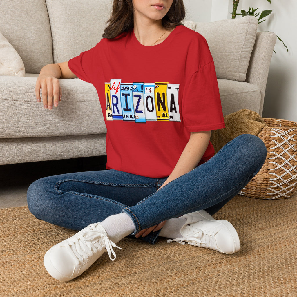 Arizona License Plate Collage T-Shirt | State Graphic Tee