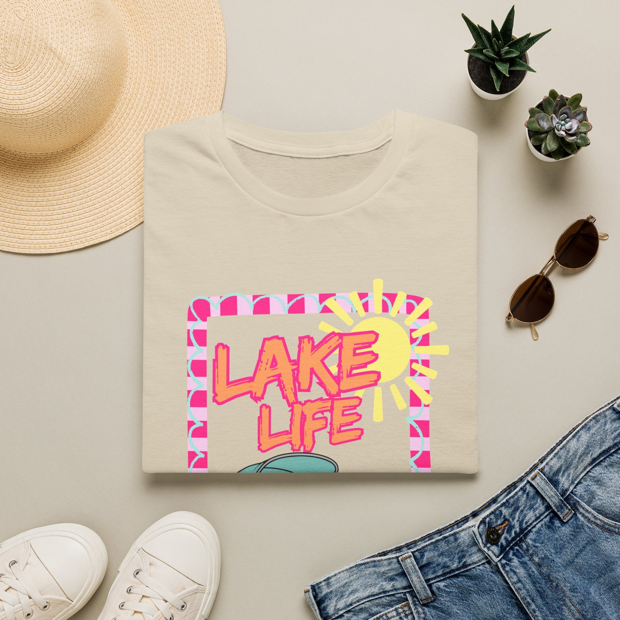 Lake Life Pontoon Boat T-Shirt | Summer Lake Vibes