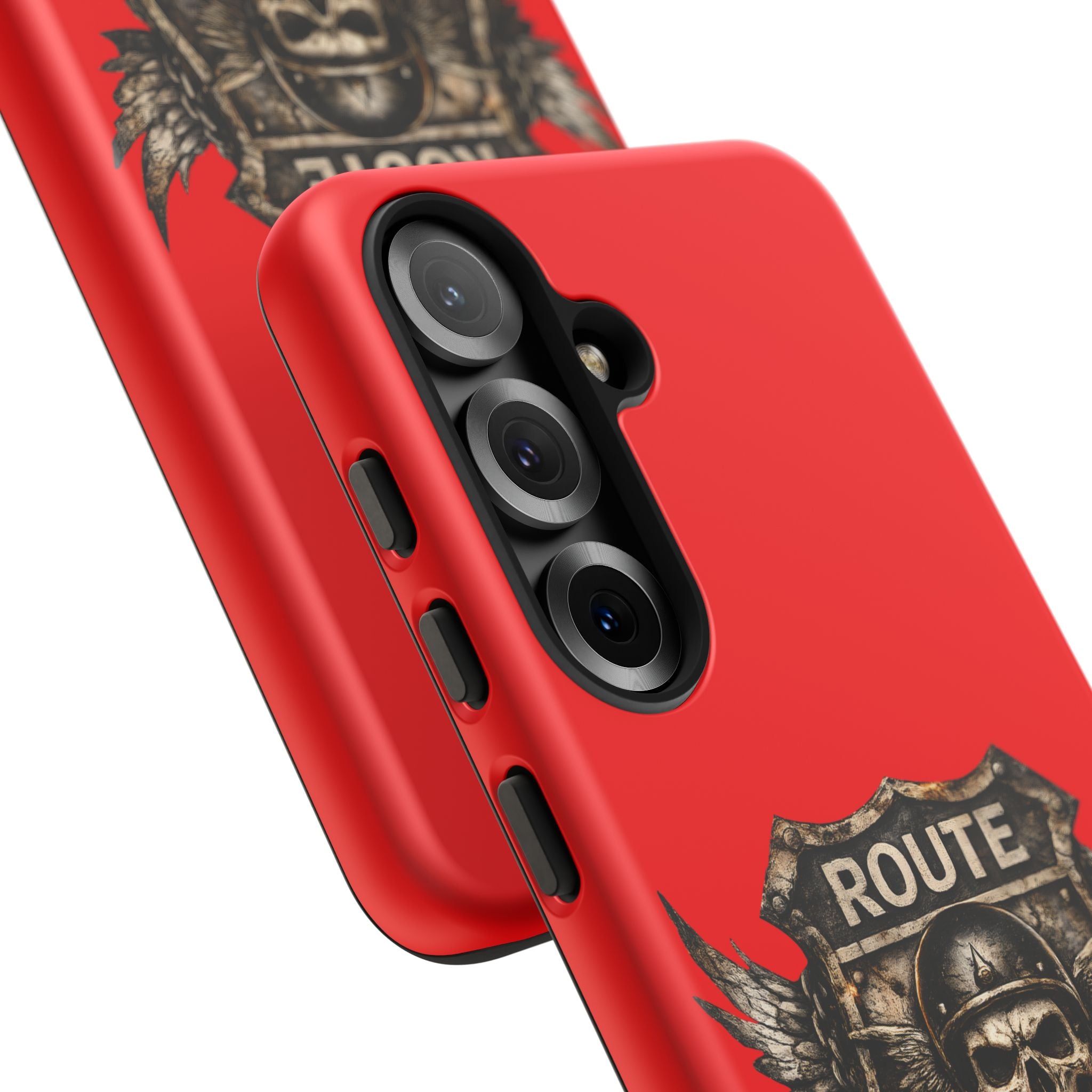 Route 66 Skull Helmet phone case | Motorcycle emblem, Ride the Legend