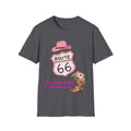 Route 66 Softstyle T-Shirt, Get Your Kick's On, Men Women, Unisex Tee Gift, Travel Highway Shirt
