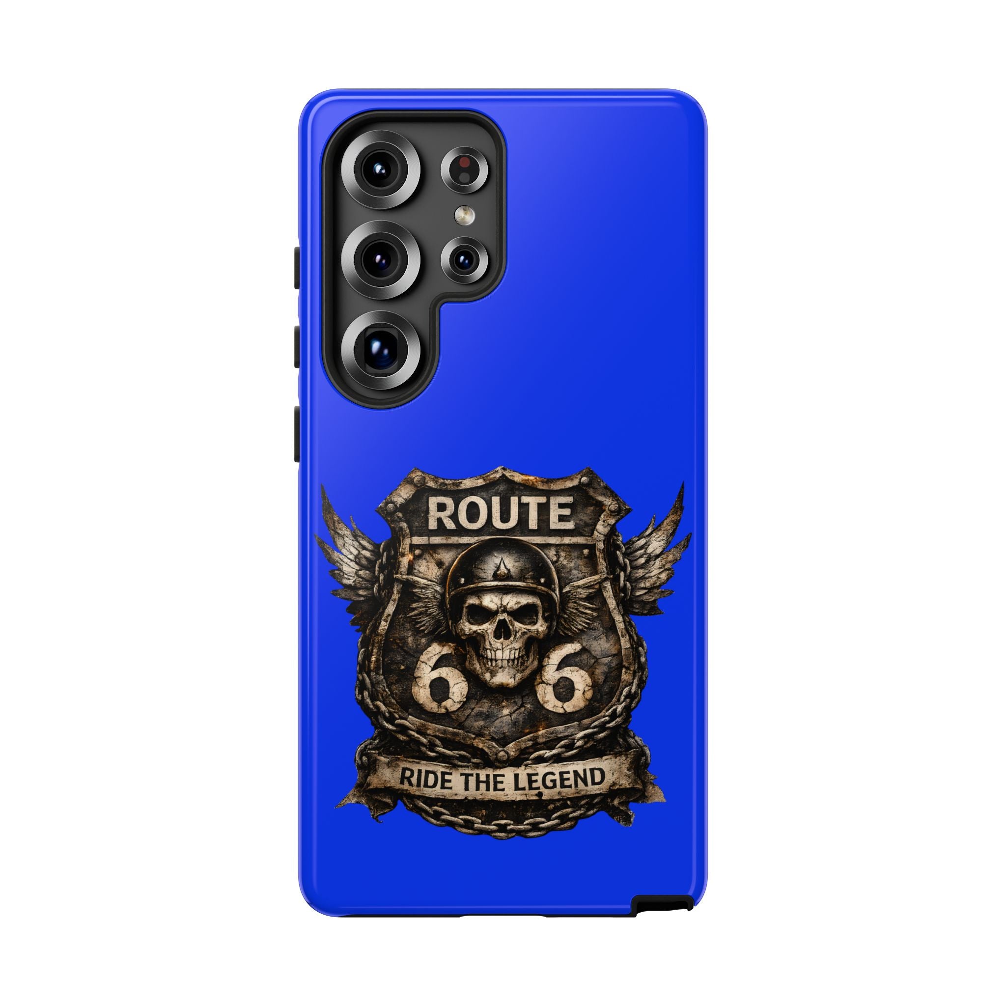 Route 66 Skull Helmet phone case | Motorcycle emblem, Ride the Legend