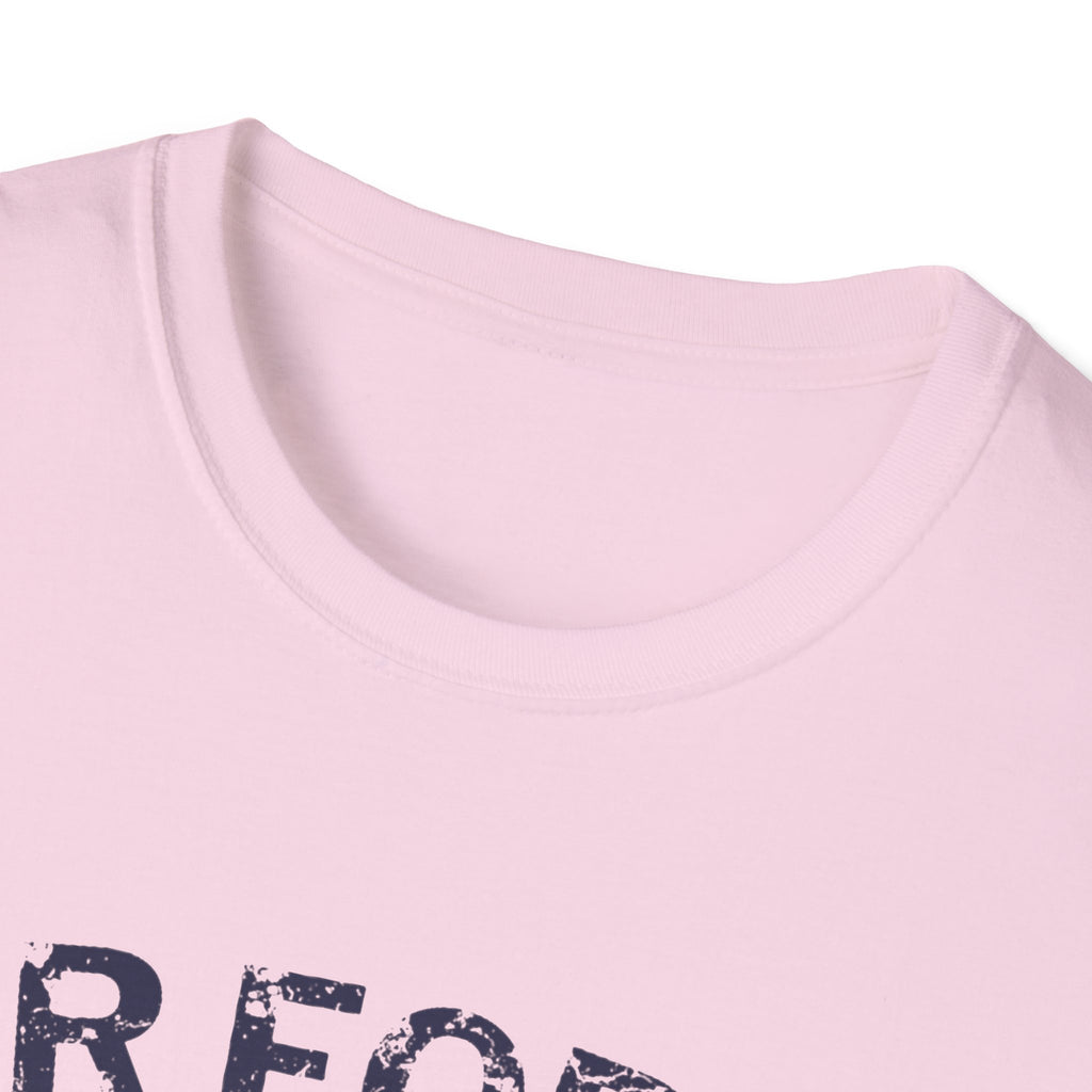 Air Force Veteran Distressed Logo T-Shirt | Military Star Stripe Tee