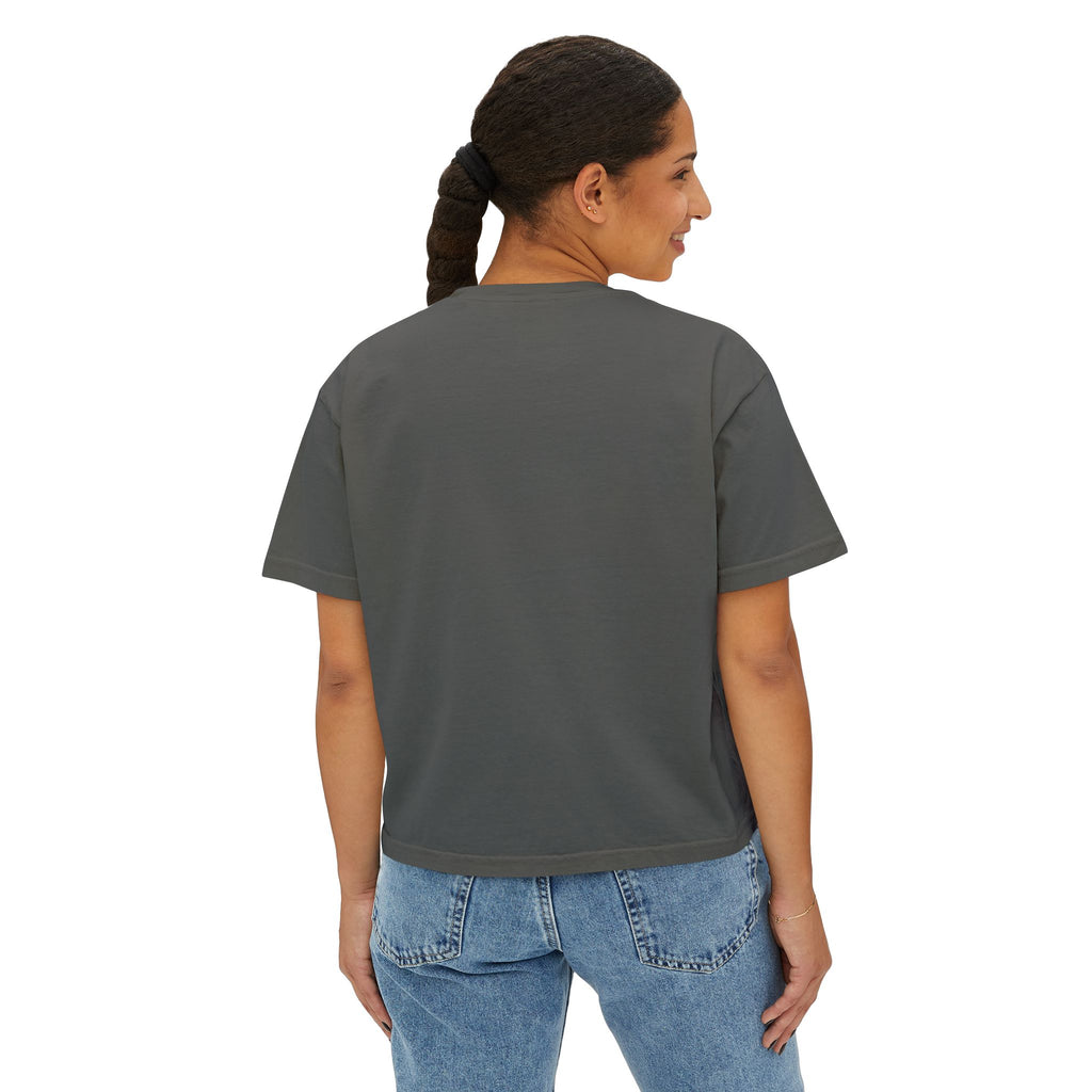 River Life boxy tee | colorful river lettering, kayak, fishing graphics