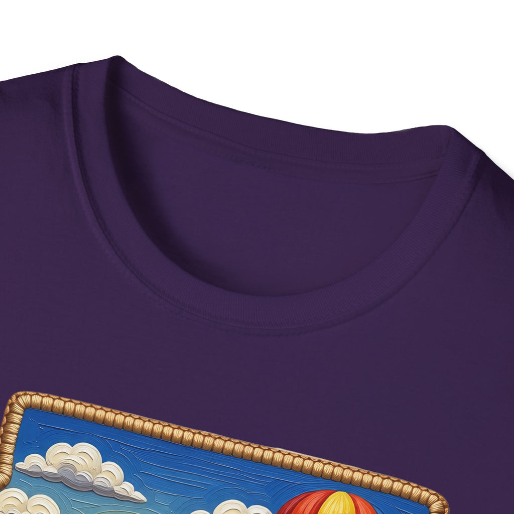 Arizona Route 66 Desert Road T-Shirt | Hot Air Balloon Southwestern Scene