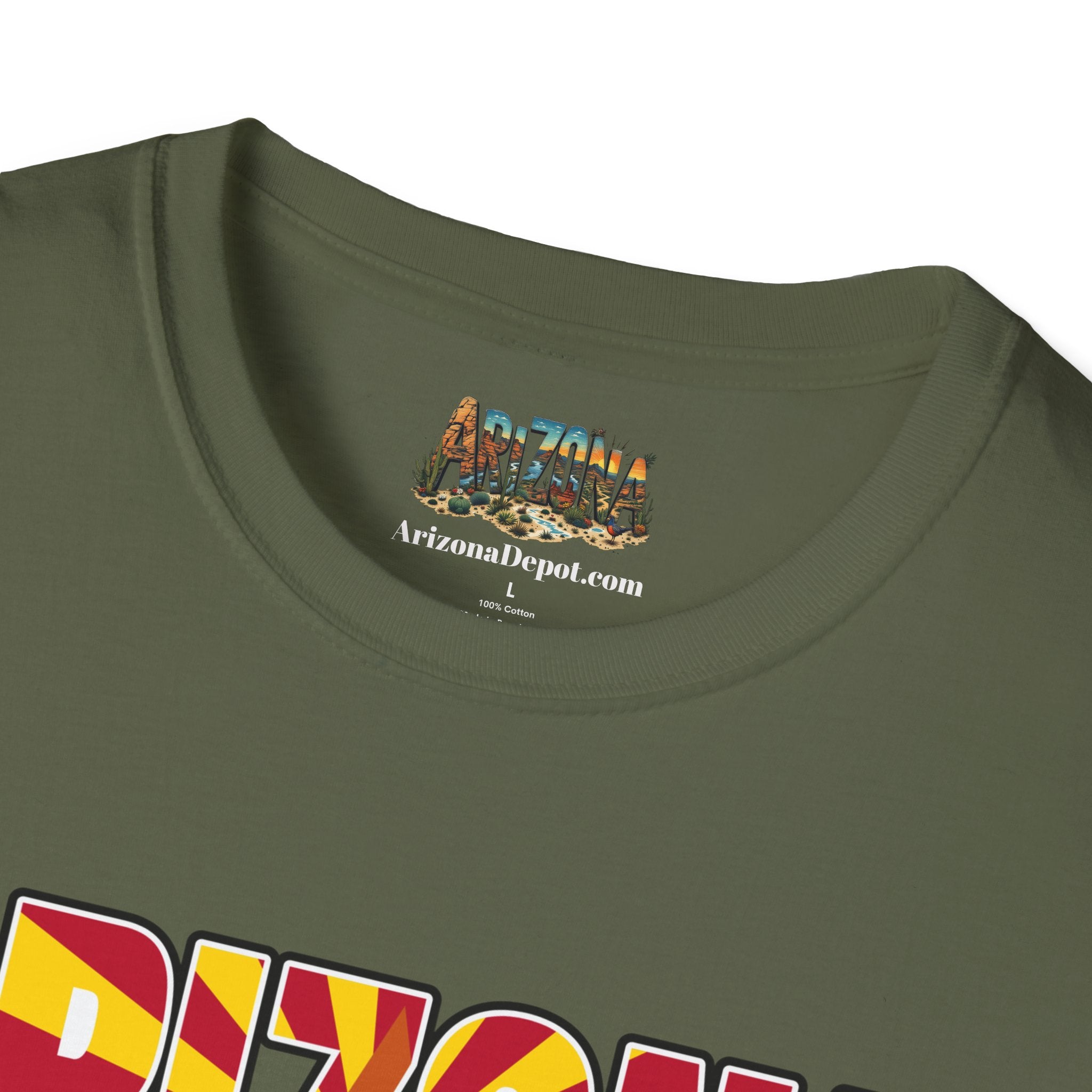 Arizona Retro Logo T‑Shirt — Vintage Sunset State Pride Tee