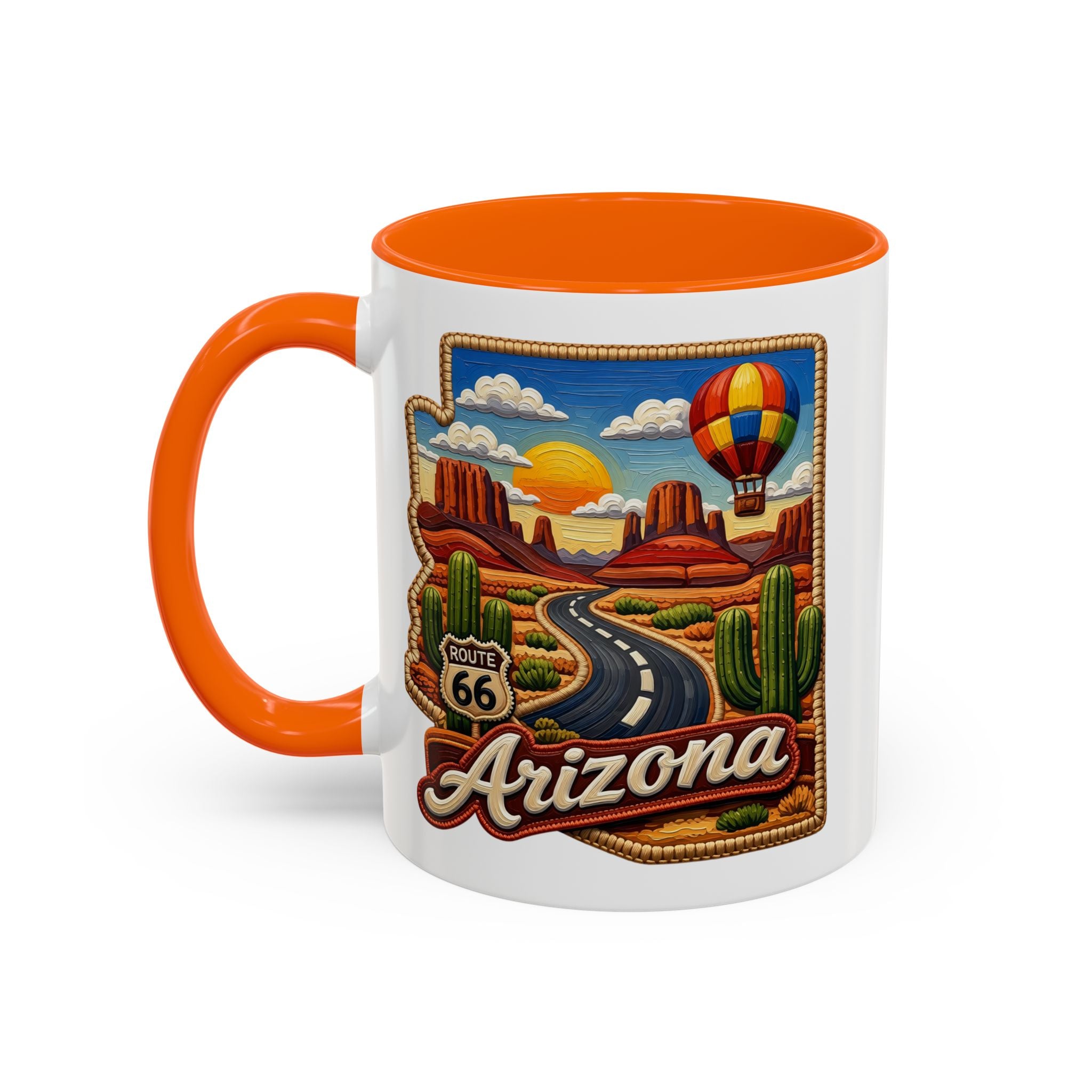 Arizona Route 66 Desert Scenic Mug | Accent Coffee Mug