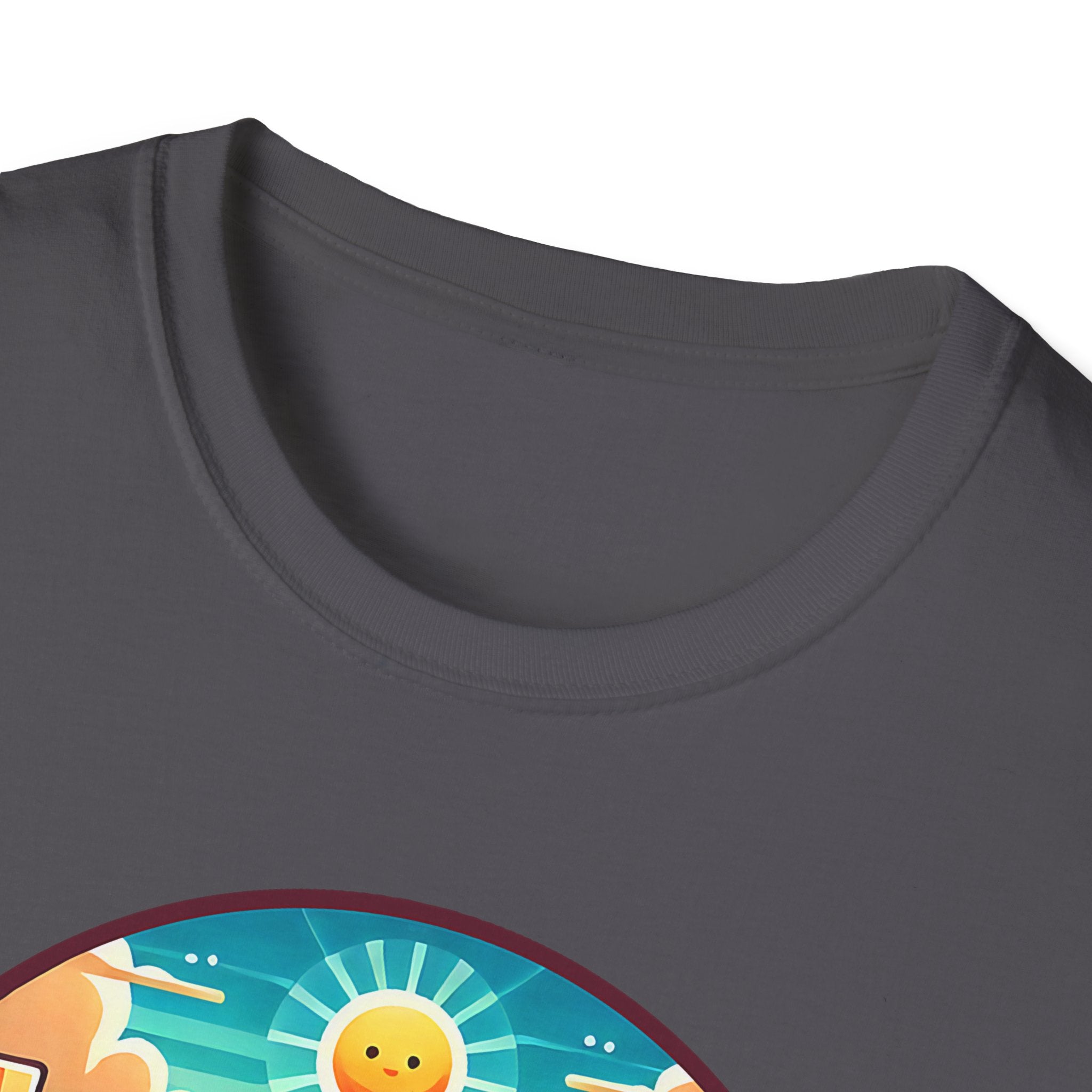 Grand Canyon National Park Retro Sunset T-Shirt | Canyon River Illustration