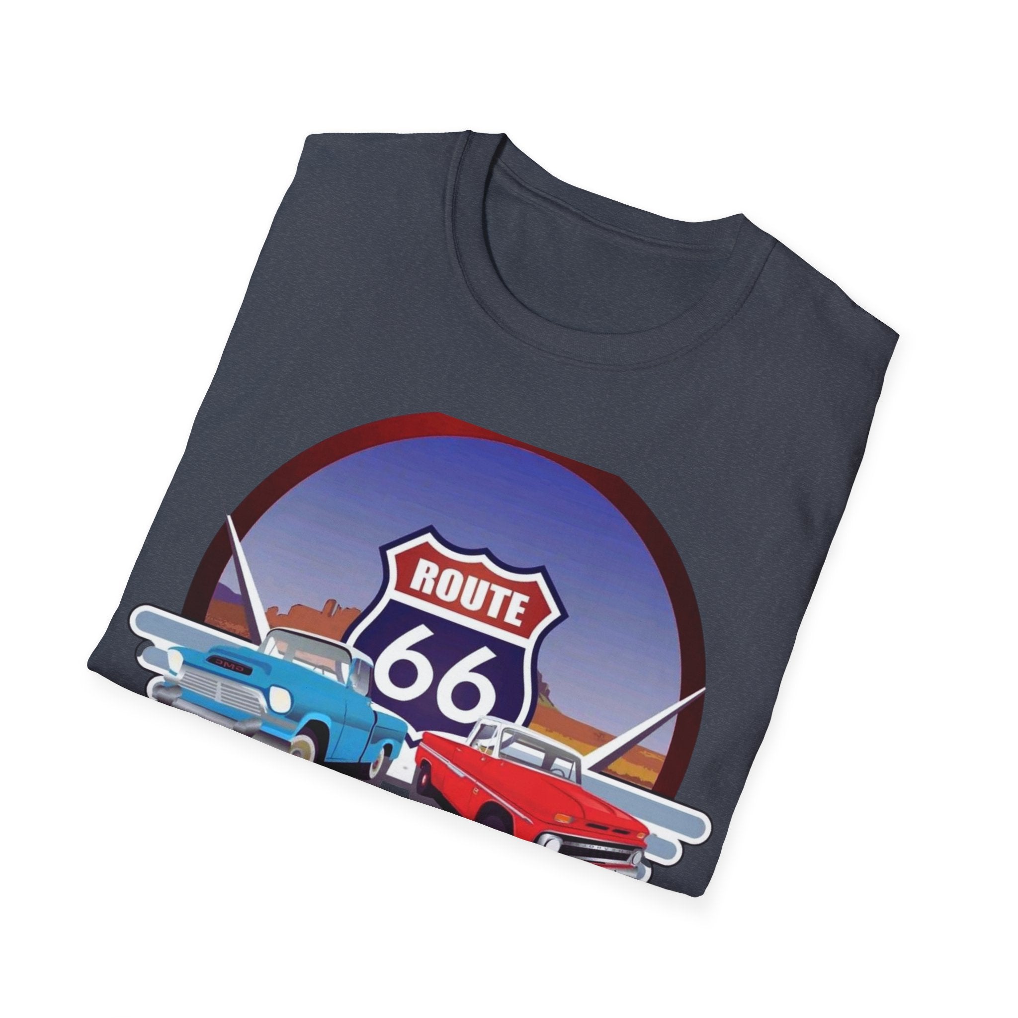 Route 66 Kingman Arizona Softstyle T-Shirt, Vintage Tee, Retro Shirt, Unisex Top, Gift for Travelers