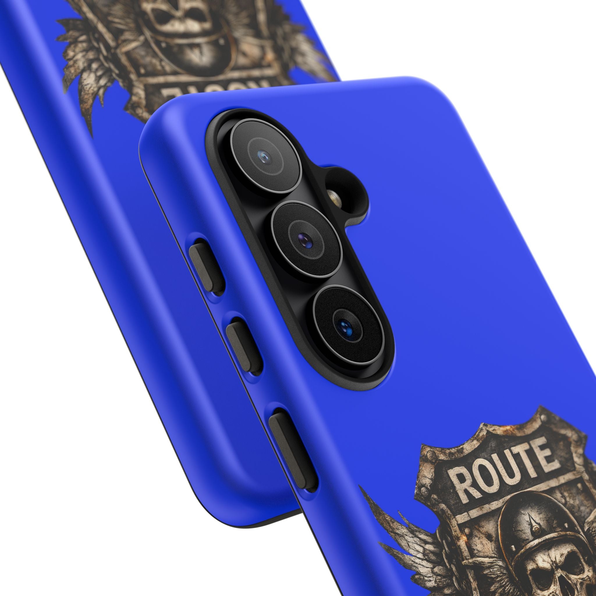 Route 66 Skull Helmet phone case | Motorcycle emblem, Ride the Legend