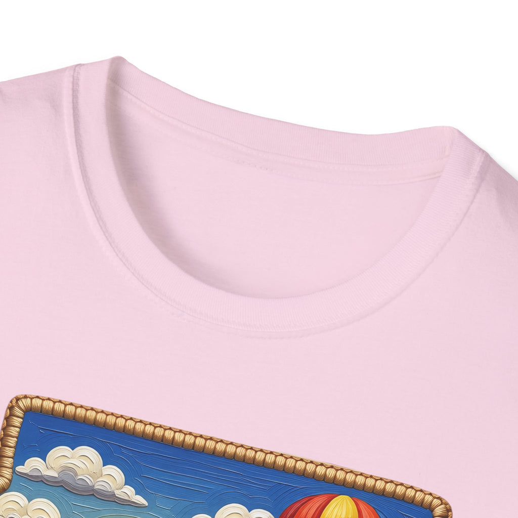 Arizona Route 66 Desert Road T-Shirt | Hot Air Balloon Southwestern Scene