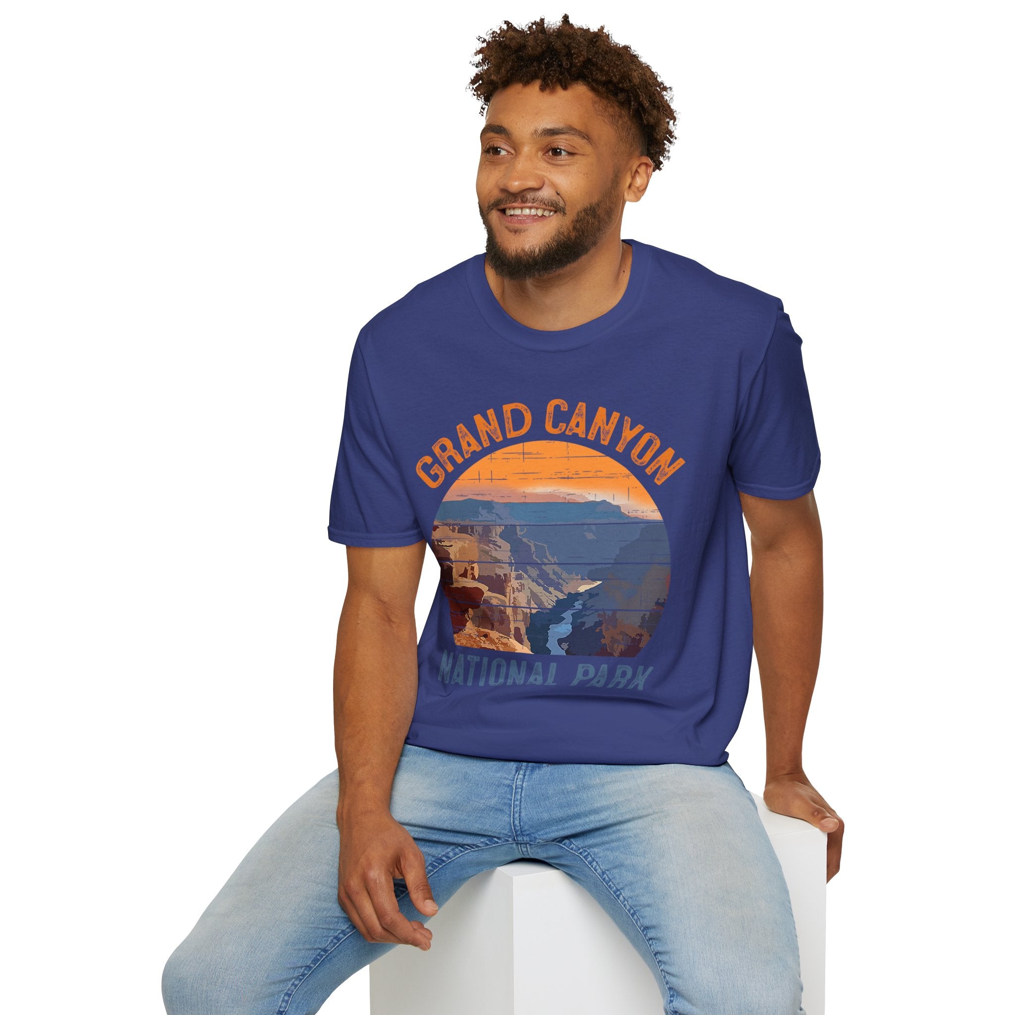 Grand Canyon National Park T-Shirt | Vintage Sunset Landscape