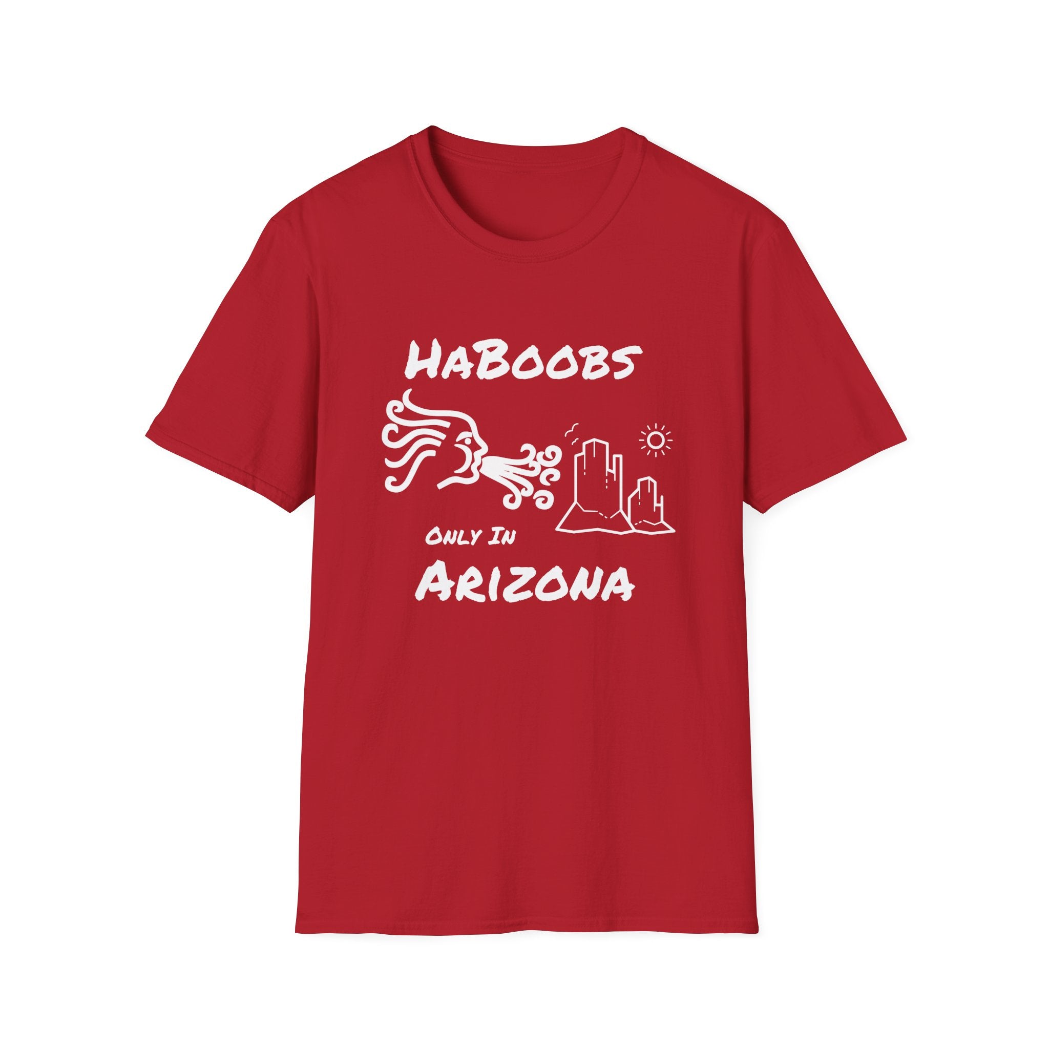 Arizona HaBoobs Softstyle T-Shirt, Casual Tee for Everyday Wear, Perfect Gift for Friends, Fashionable Graphic T-Shirt for Any Occasion