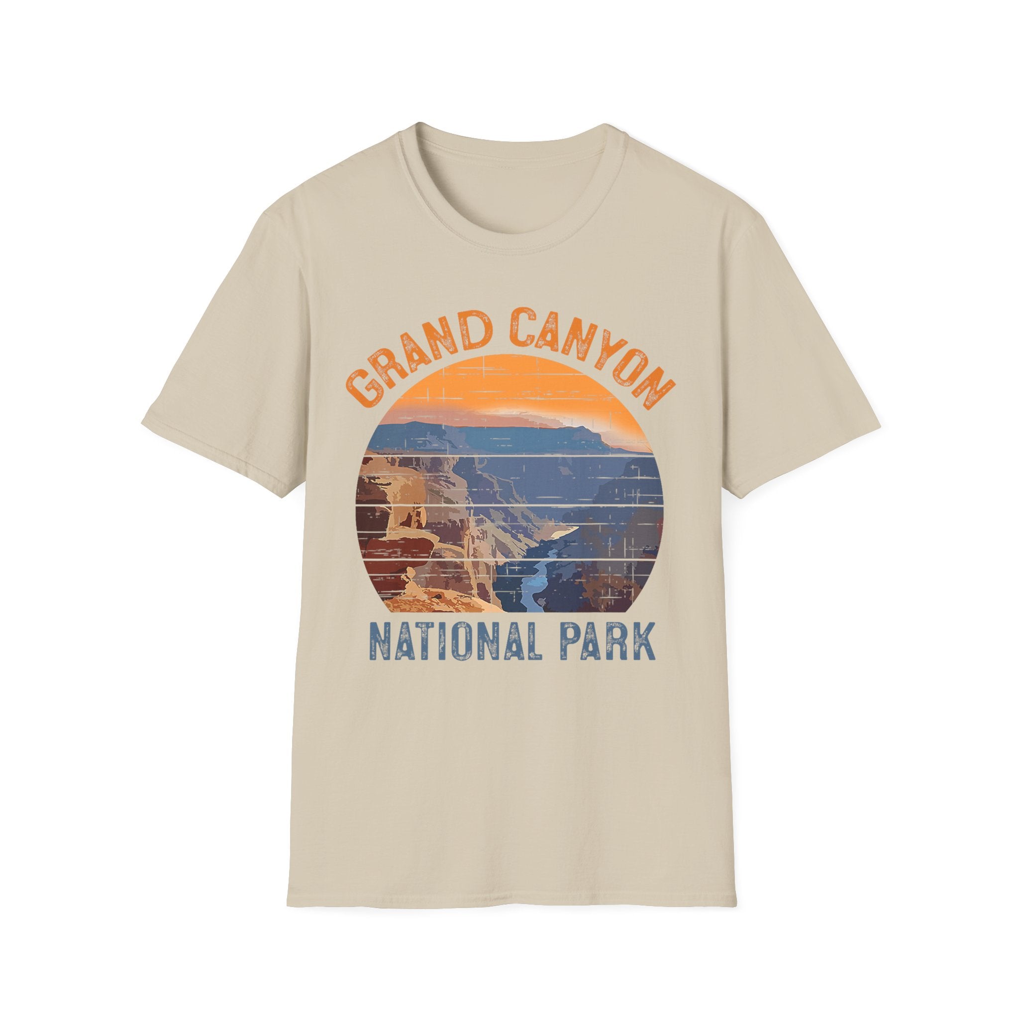 Grand Canyon National Park T-Shirt | Vintage Sunset Landscape