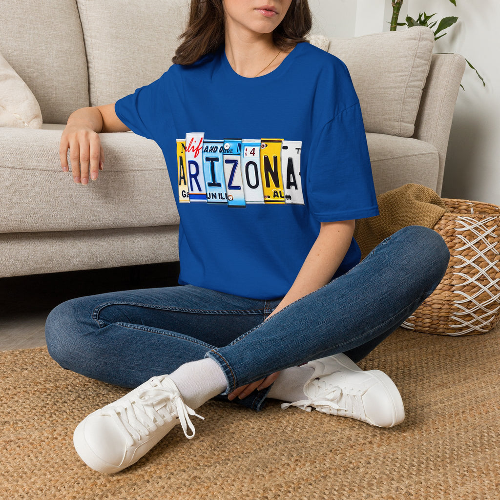 Arizona License Plate Collage T-Shirt | State Graphic Tee