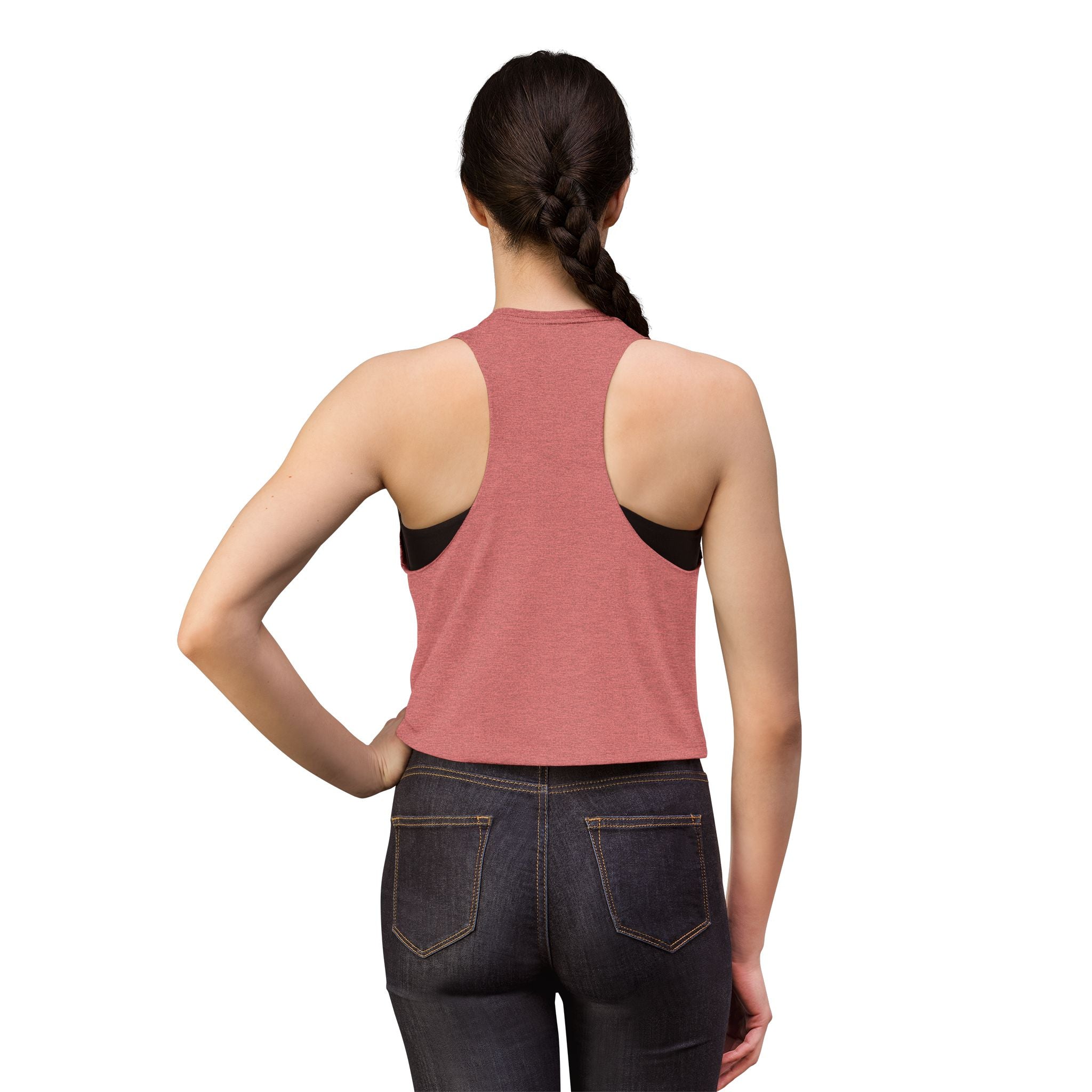 River Life Graphic Women's Crop Top | Kayak Paddle River Scene