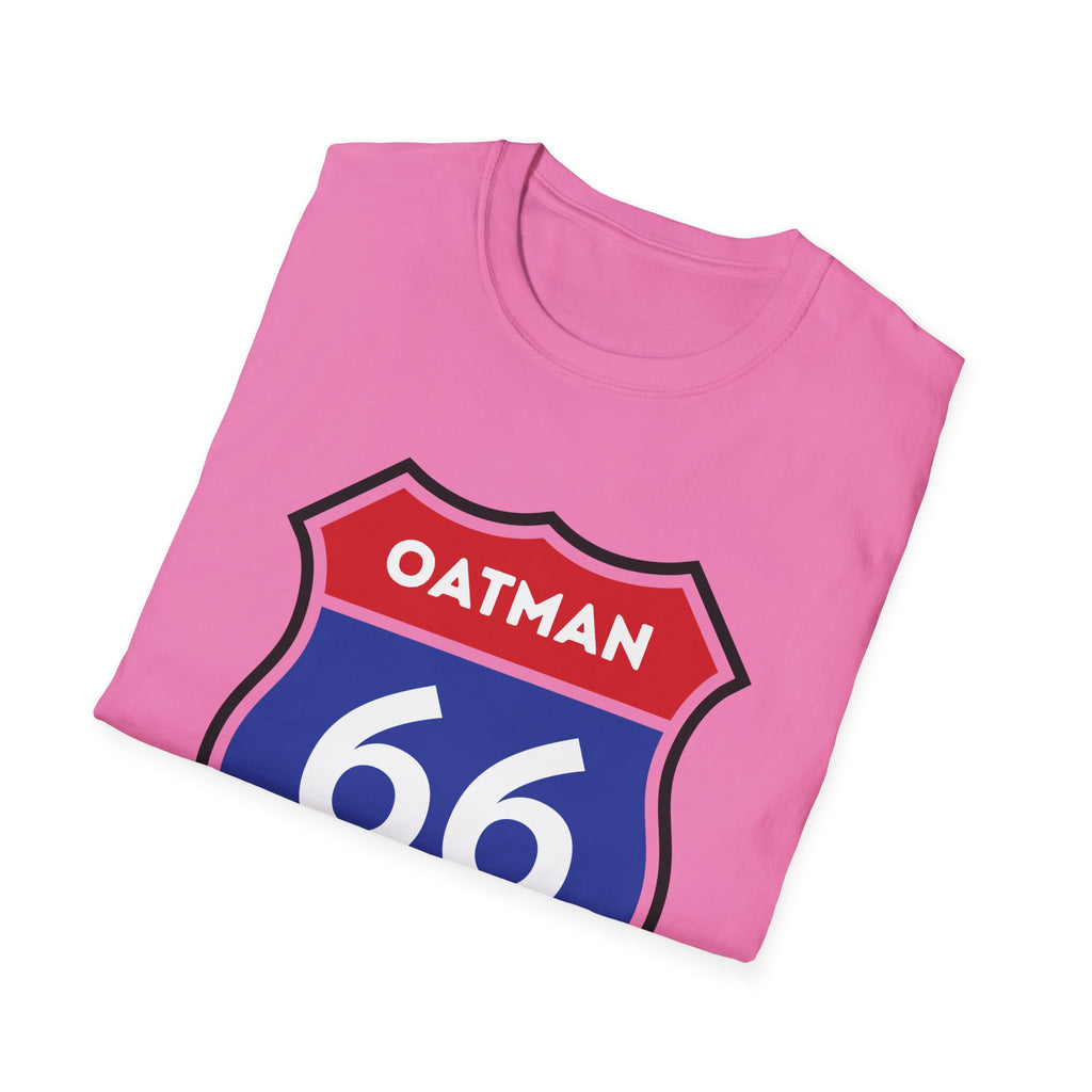 Oatman 66 Shield T-Shirt | Route 66 Roadtrip Sign Tee