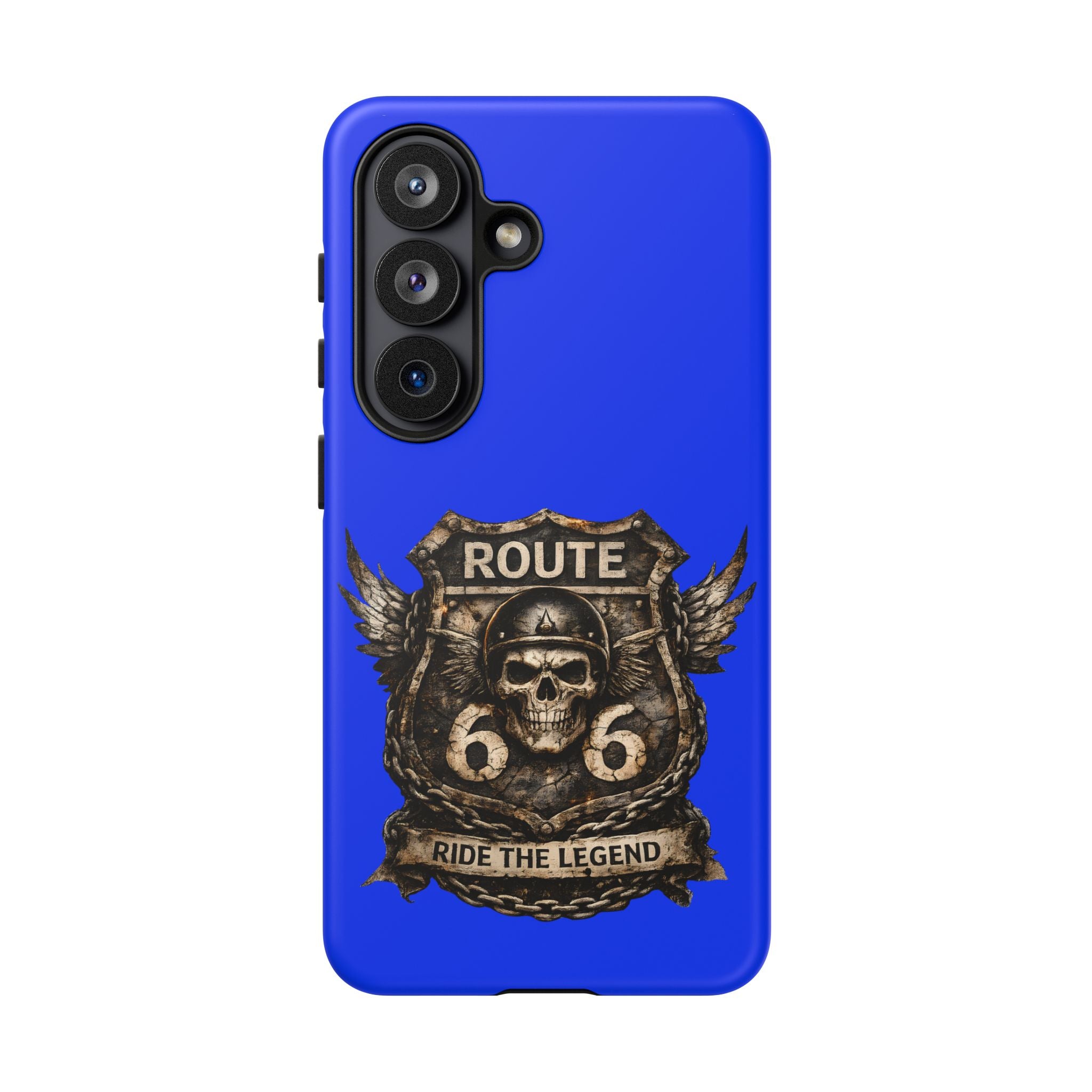 Route 66 Skull Helmet phone case | Motorcycle emblem, Ride the Legend