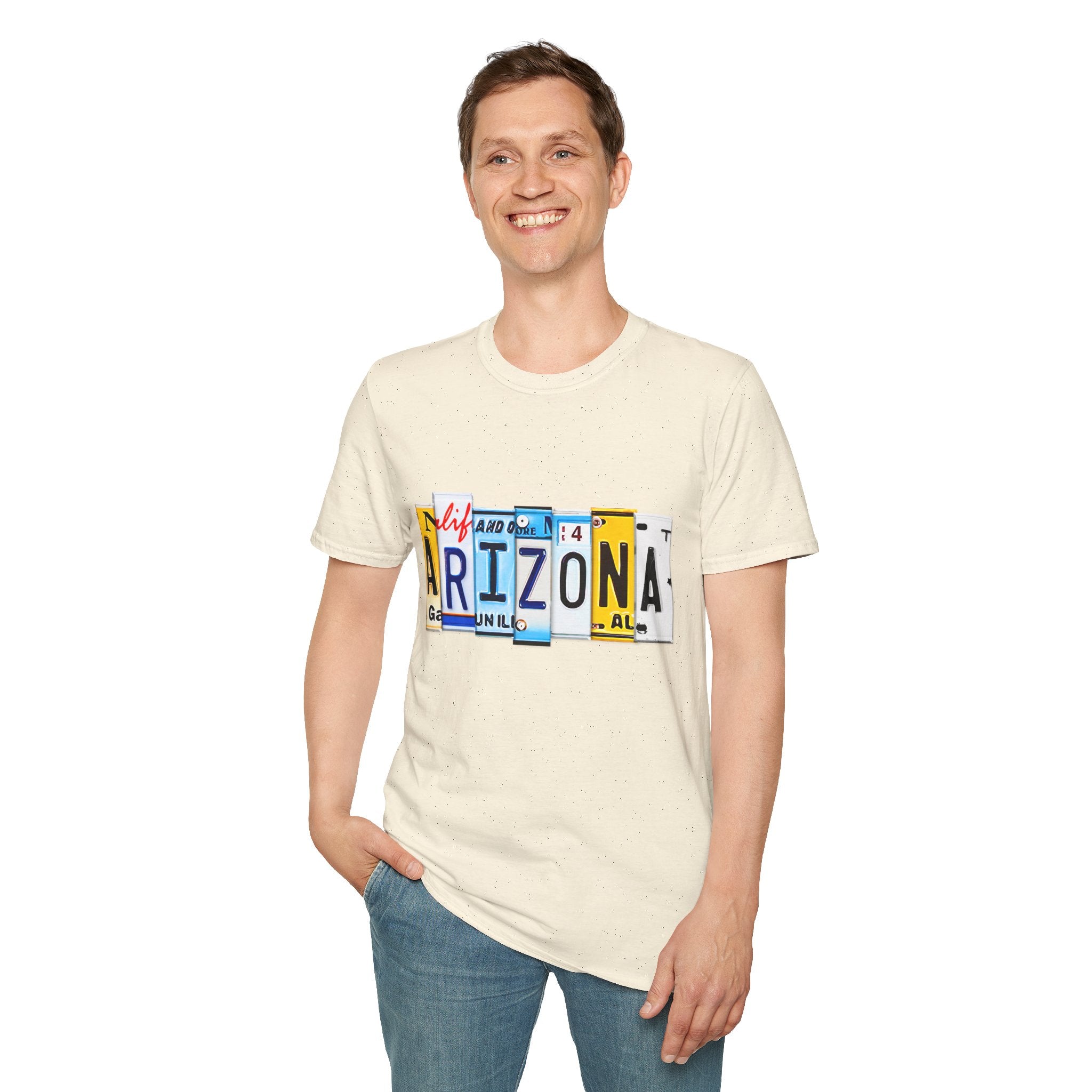 Arizona License Plate Collage T-Shirt | State Graphic Tee