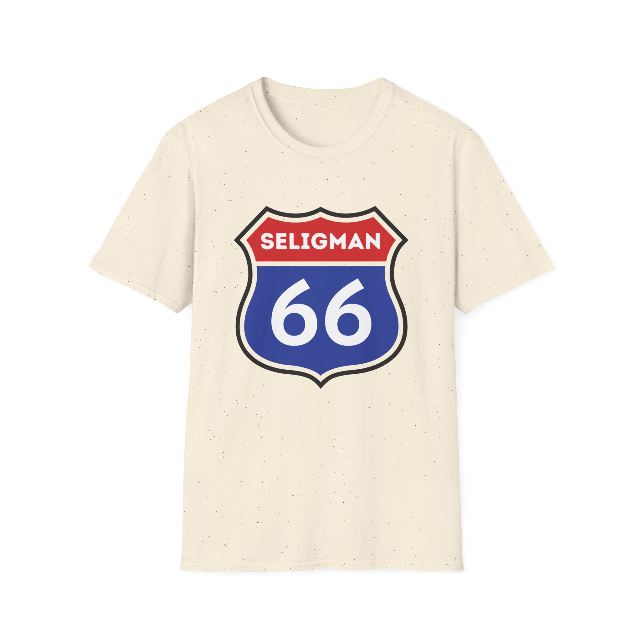 Seligman 66 Shield T-Shirt | Route 66 Roadsign Tee
