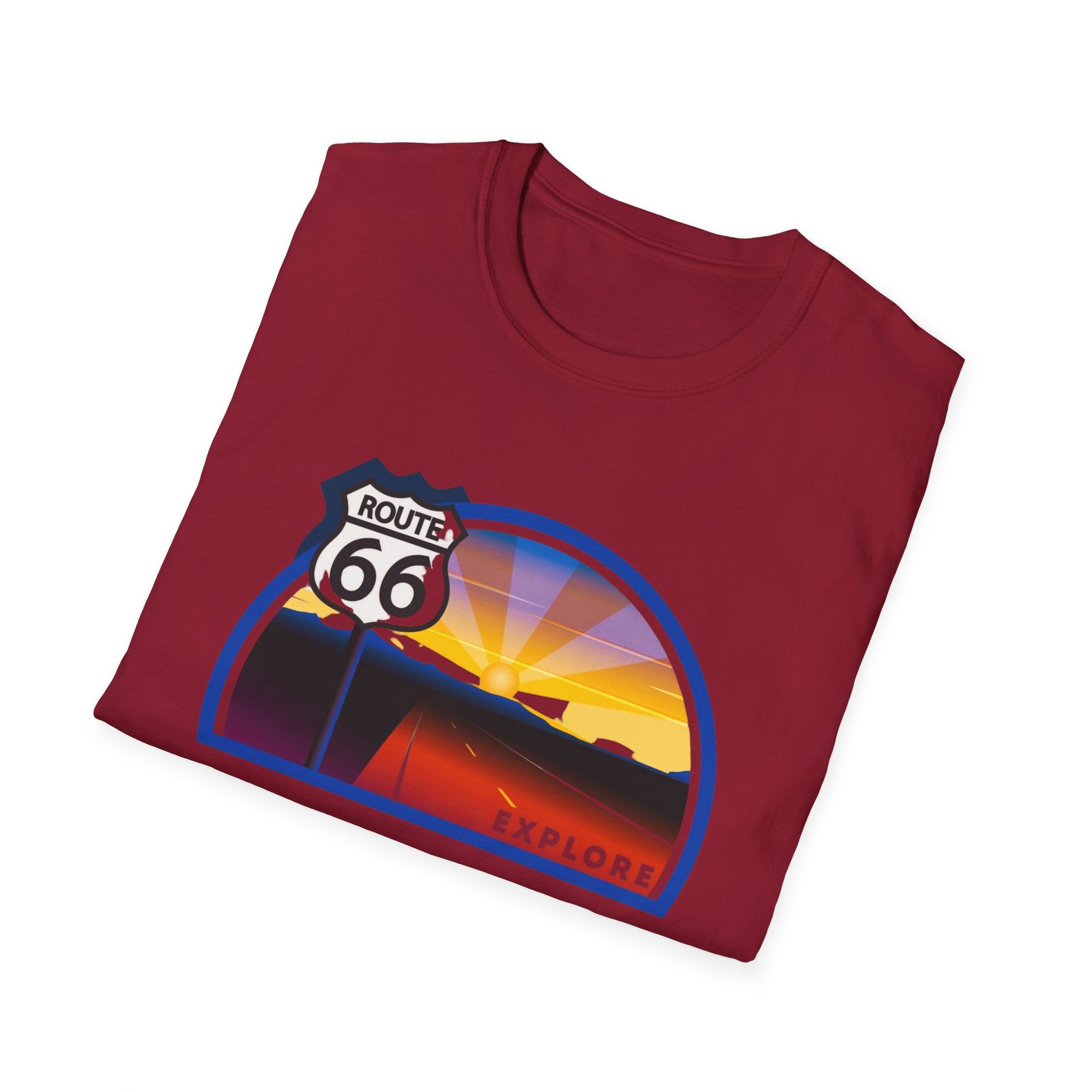 Route 66 City of Kingman Arizona Softstyle T-Shirt, Men Women Unisex Tee, Travel Souvenir Shirt, Vintage Road Trip Graphic Top, Retro