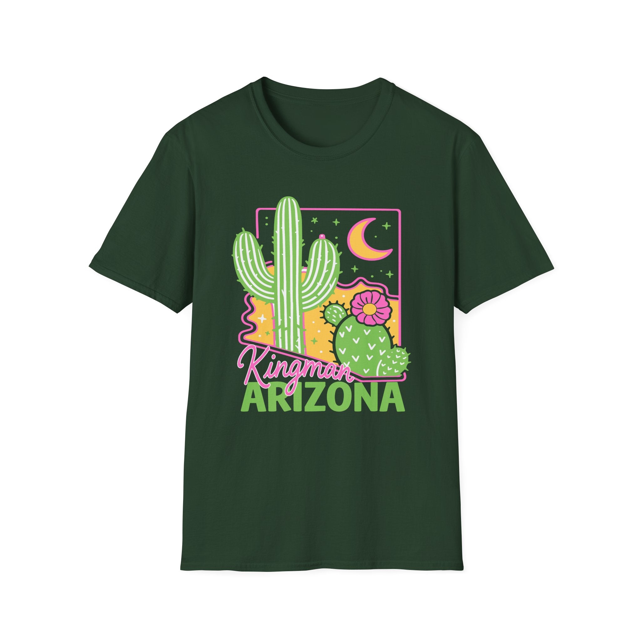 Kingman Arizona Cactus T-Shirt | Desert Saguaro Graphic Tee