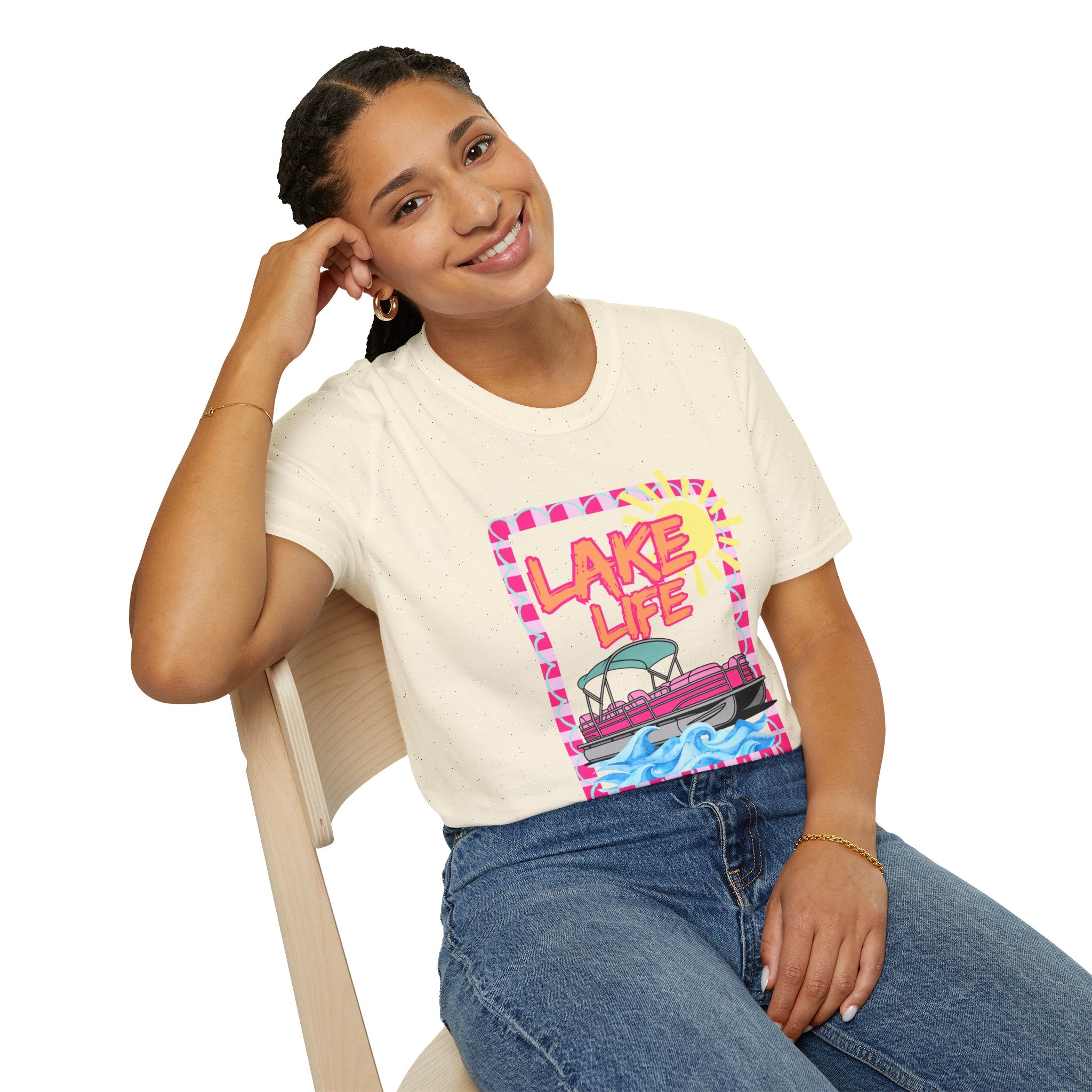 Lake Life Pontoon Boat T-Shirt | Summer Lake Vibes