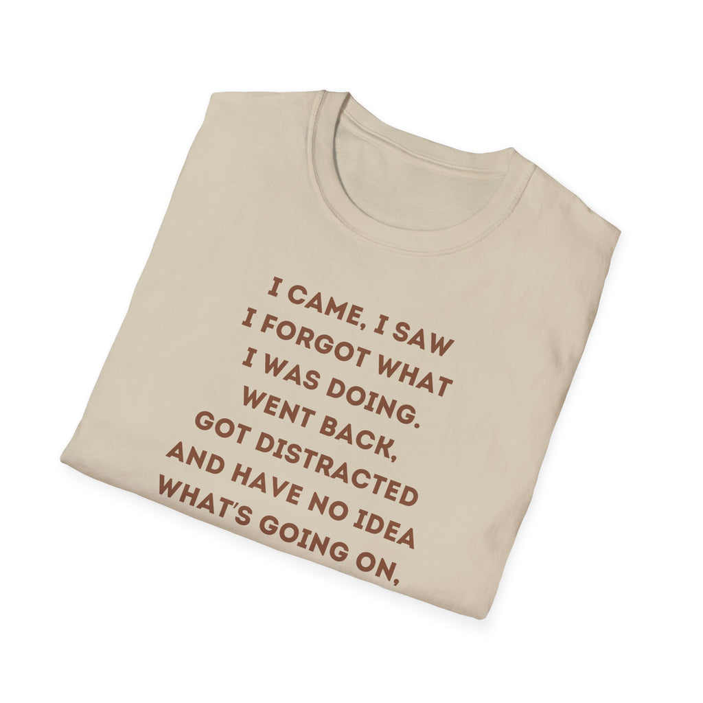 Funny Coffee Quote T-Shirt for Coffee Lovers, Humor Tee, Gift for Him/Her, Perfect for Birthdays, Housewarming, Casual Wear