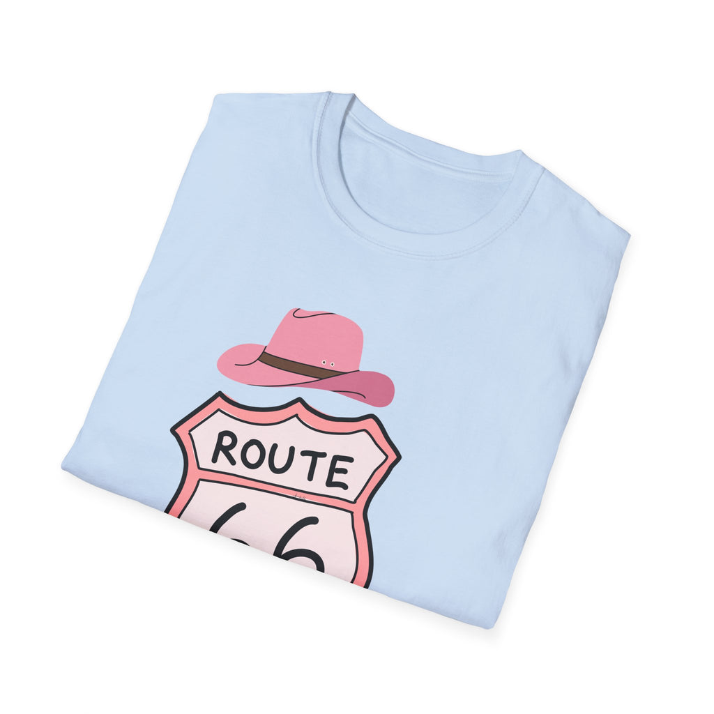 Route 66 Softstyle T-Shirt, Get Your Kick's On, Men Women, Unisex Tee Gift, Travel Highway Shirt