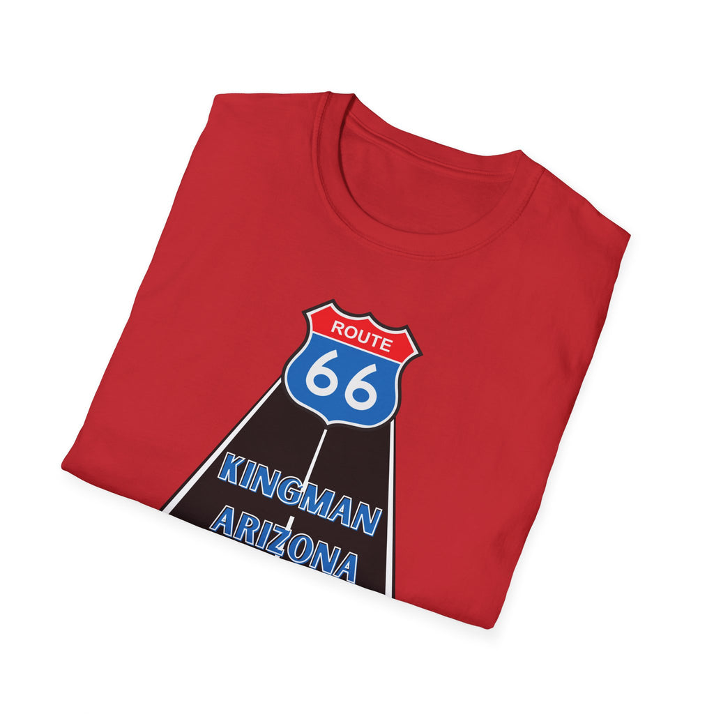 Route 66 Kingman Arizona Men's Woman's Softstyle T-Shirt