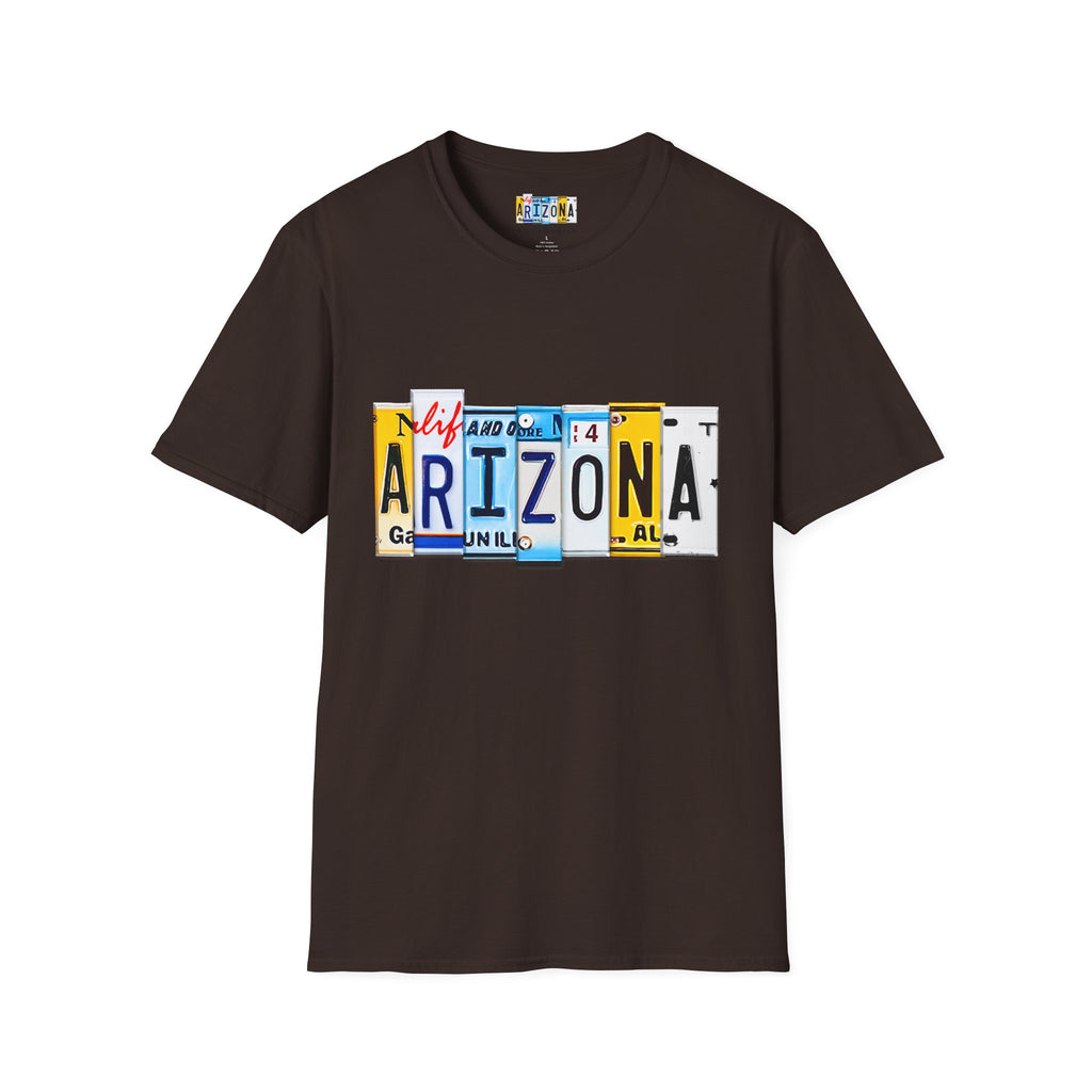 Arizona License Plate Collage T-Shirt | State Graphic Tee