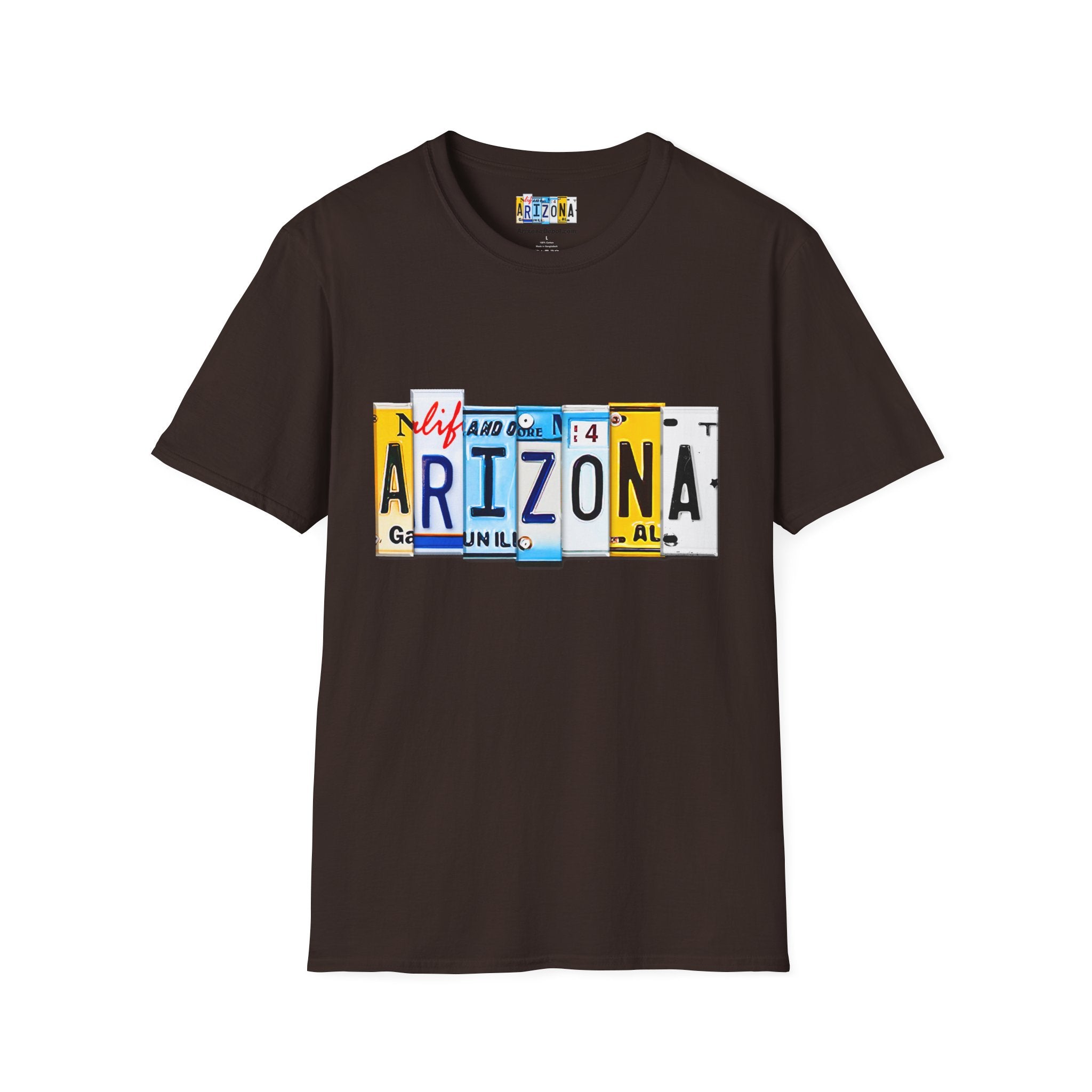 Arizona License Plate Collage T-Shirt | State Graphic Tee