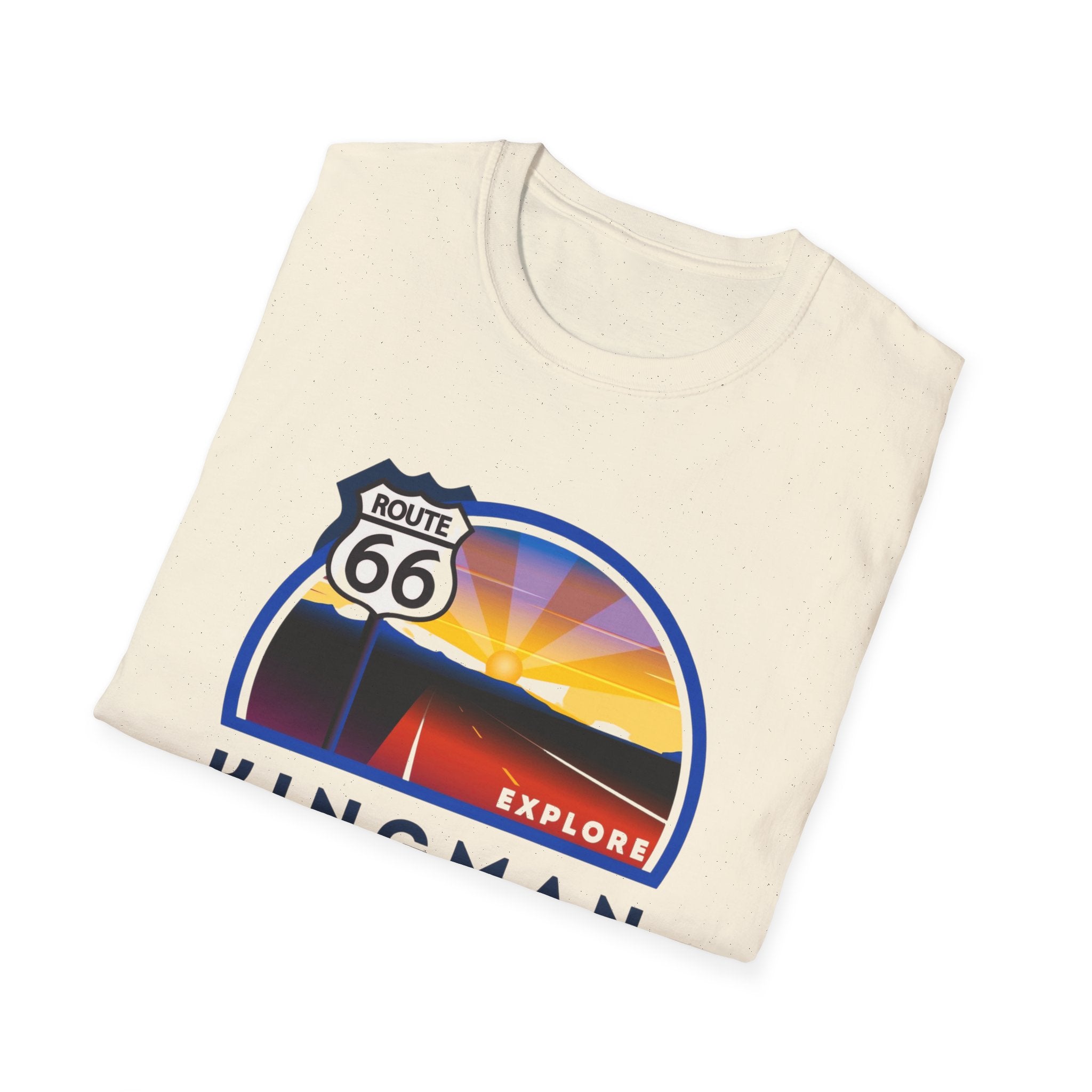 Route 66 Kingman Arizona Mens Womans Softstyle T-Shirt
