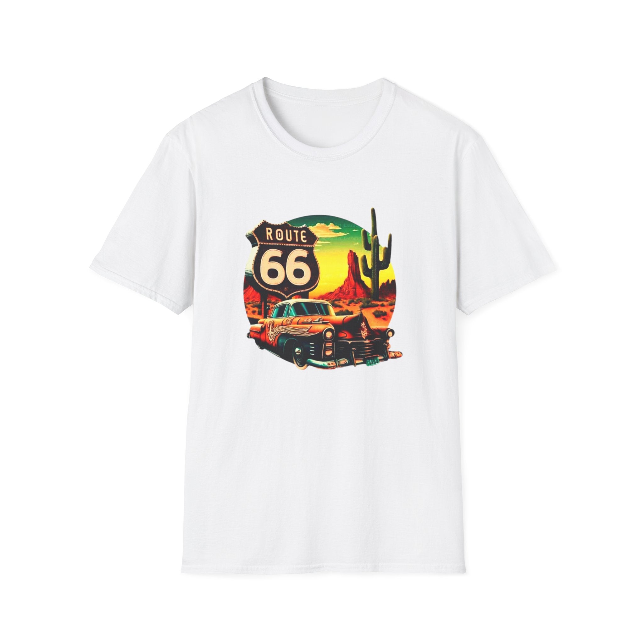 Route 66 Unisex Softstyle T-Shirt
