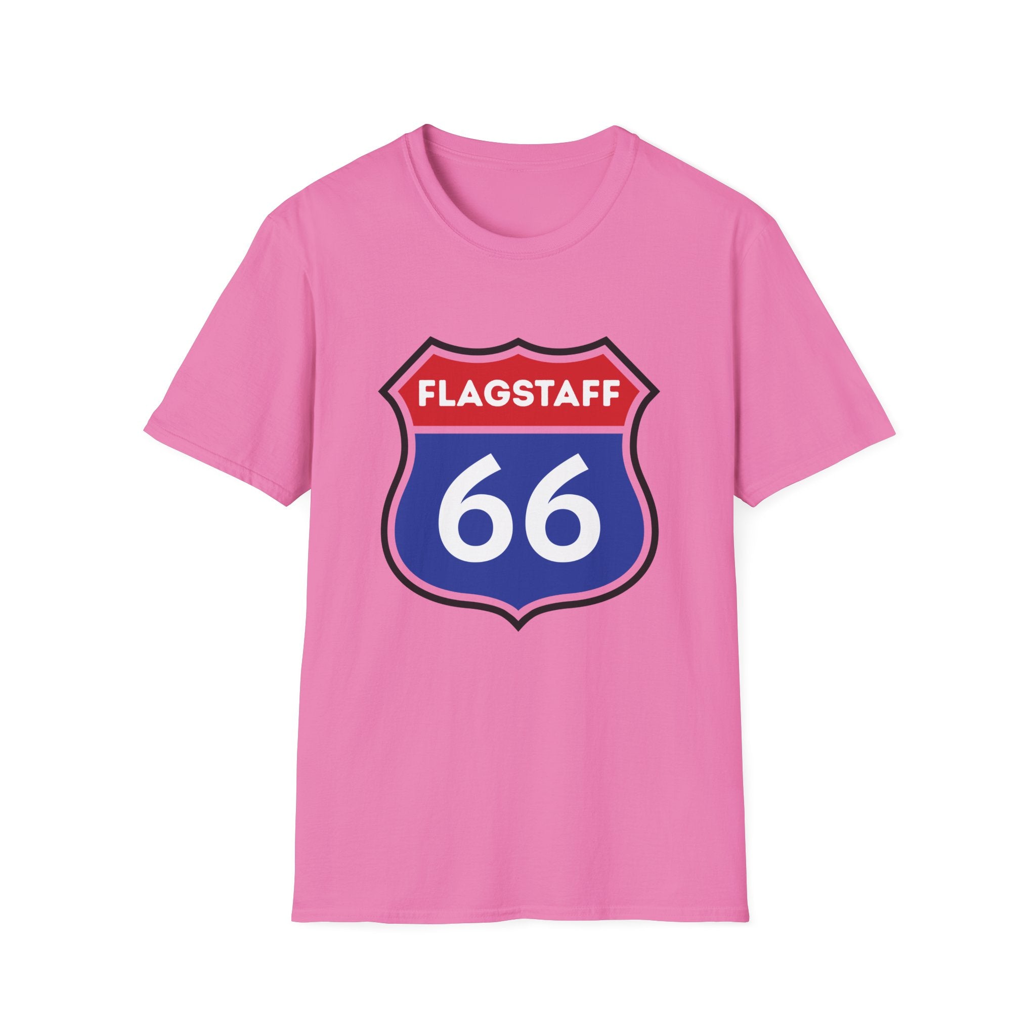 Flagstaff Route 66 Shield T-Shirt | Vintage Highway Sign Tee