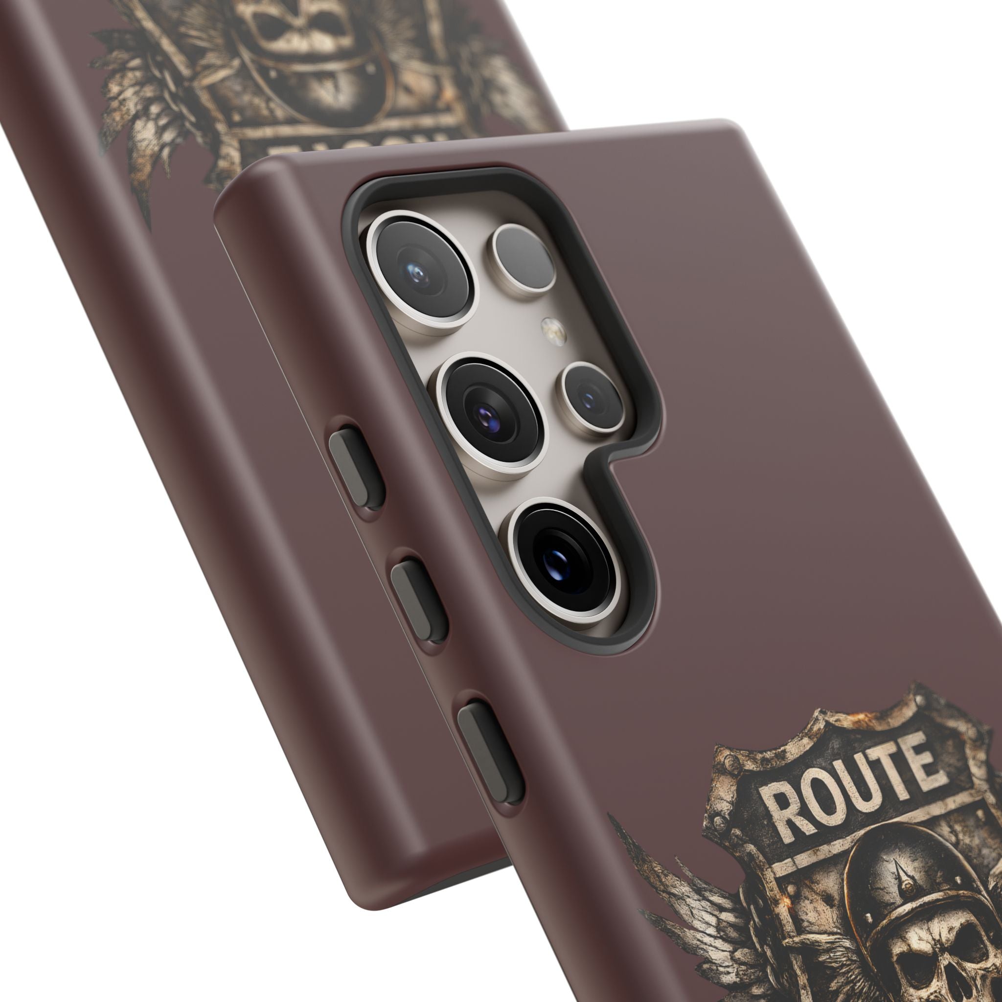 Route 66 Skull Helmet phone case | Motorcycle emblem, Ride the Legend