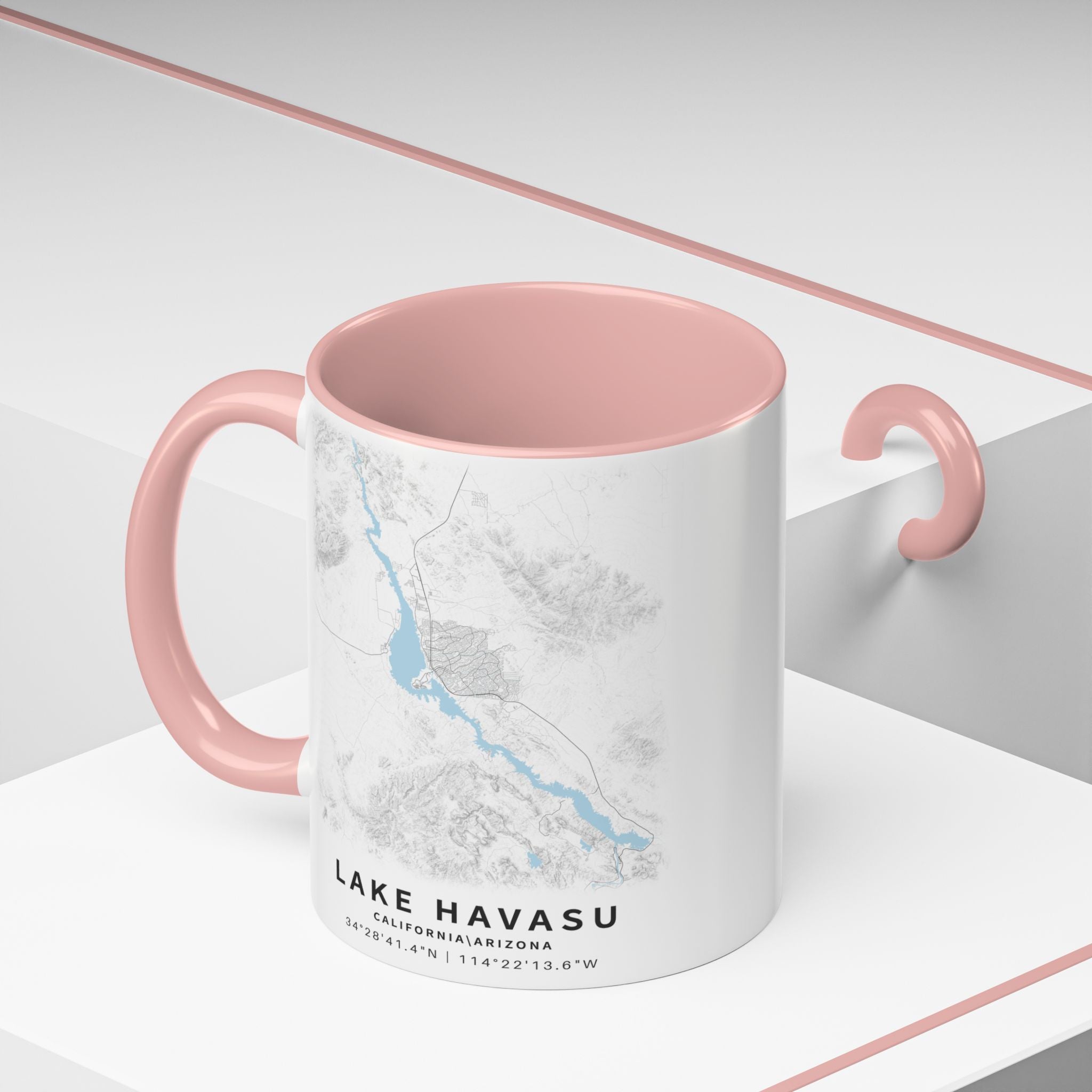 Lake Havasu map Accent Coffee Mug | 11oz 15oz