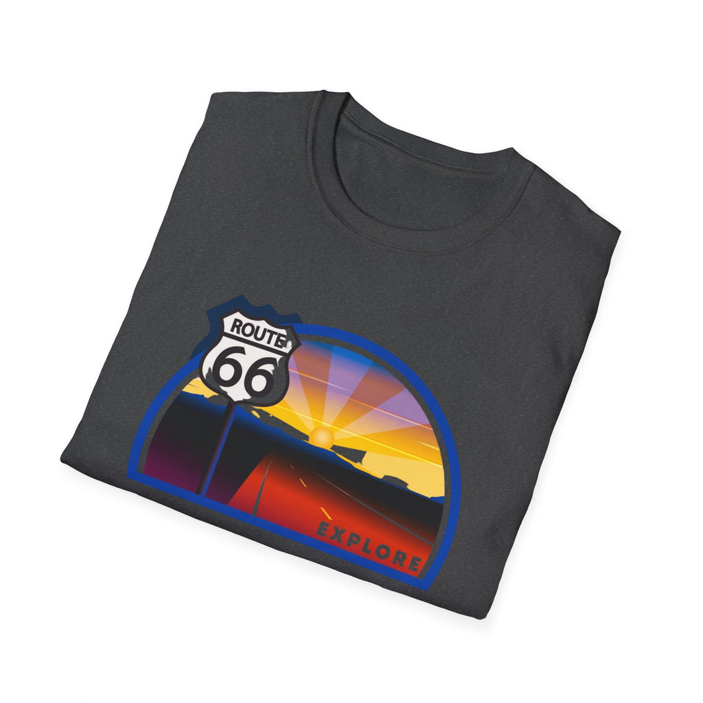 Route 66 City of Kingman Arizona Softstyle T-Shirt, Men Women Unisex Tee, Travel Souvenir Shirt, Vintage Road Trip Graphic Top, Retro