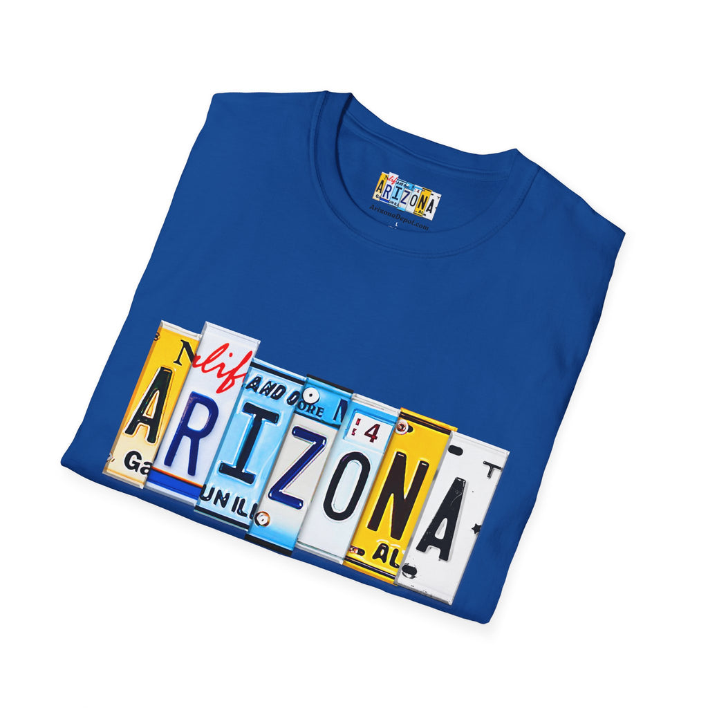 Arizona License Plate Collage T-Shirt | State Graphic Tee