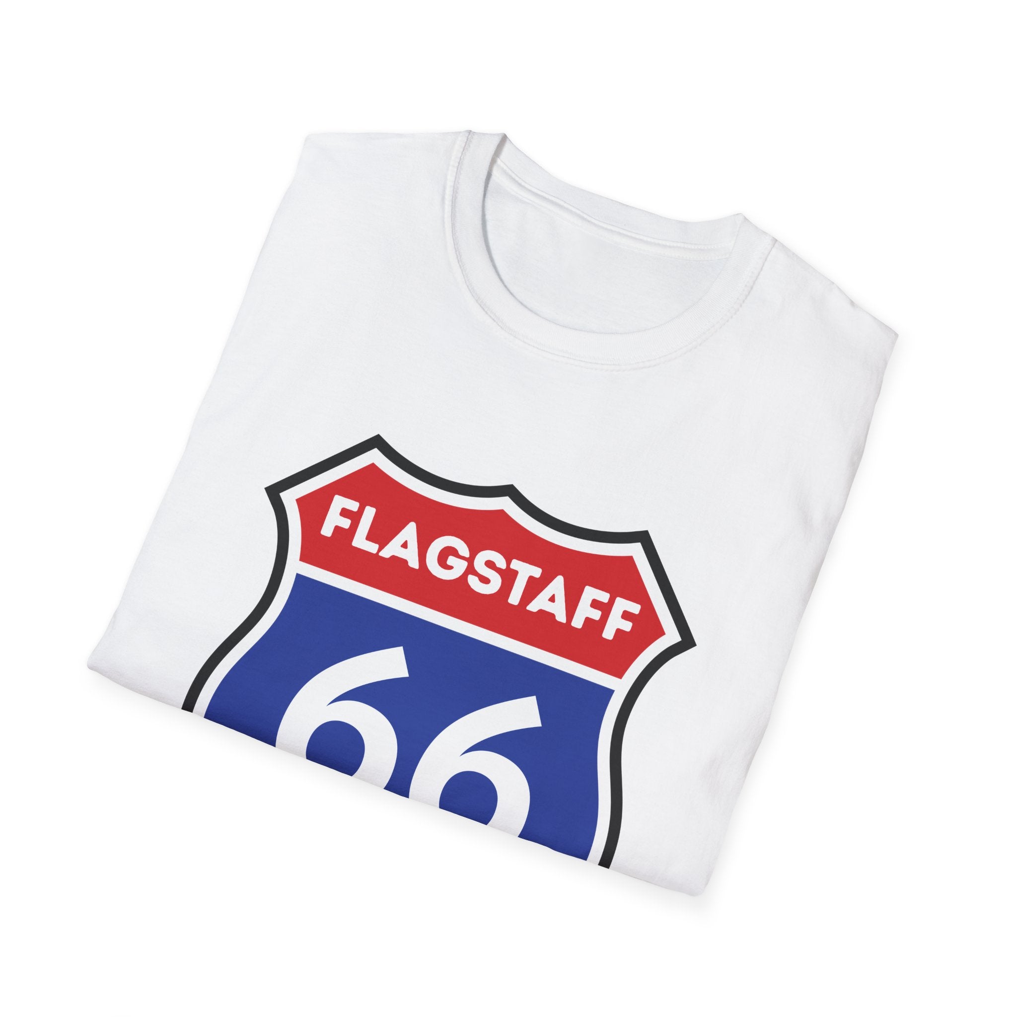 Flagstaff Route 66 Shield T-Shirt | Vintage Highway Sign Tee