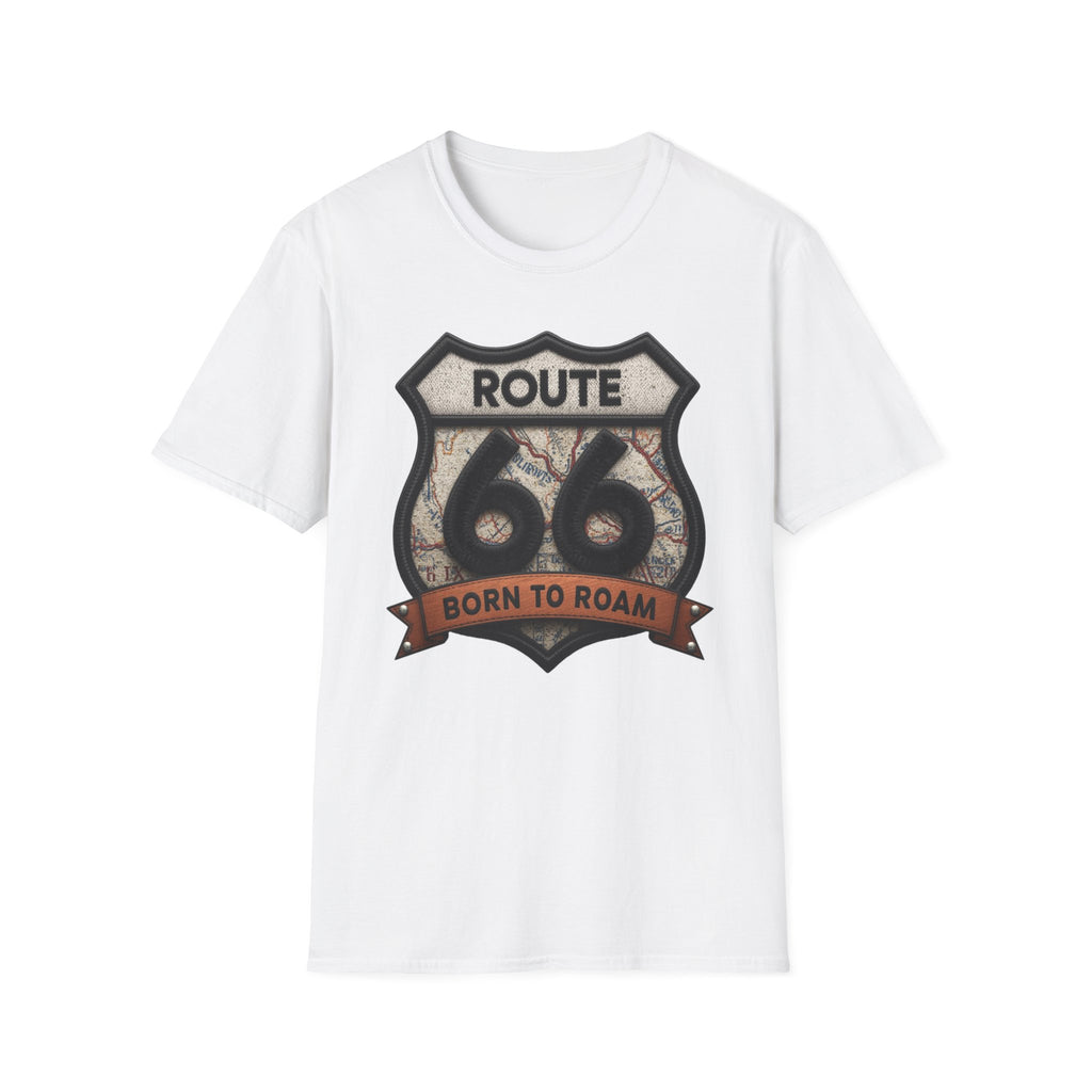 Route 66 Born to Roam T-Shirt | Vintage Highway Shield Tee